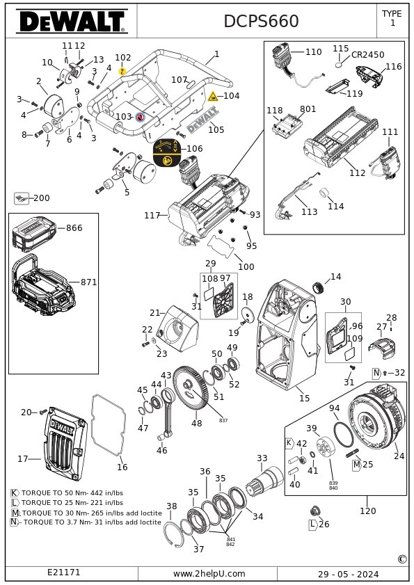 DEWALT MAI COMPACTOR (Type 1)