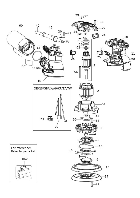 DEWALT SLEFUITOR ORBITAL (Type 2)