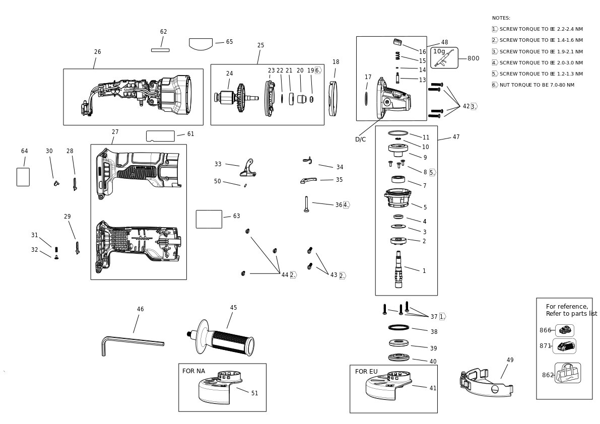 DEWALT POLIZOR UNGHIULAR MIC (Type 1)
