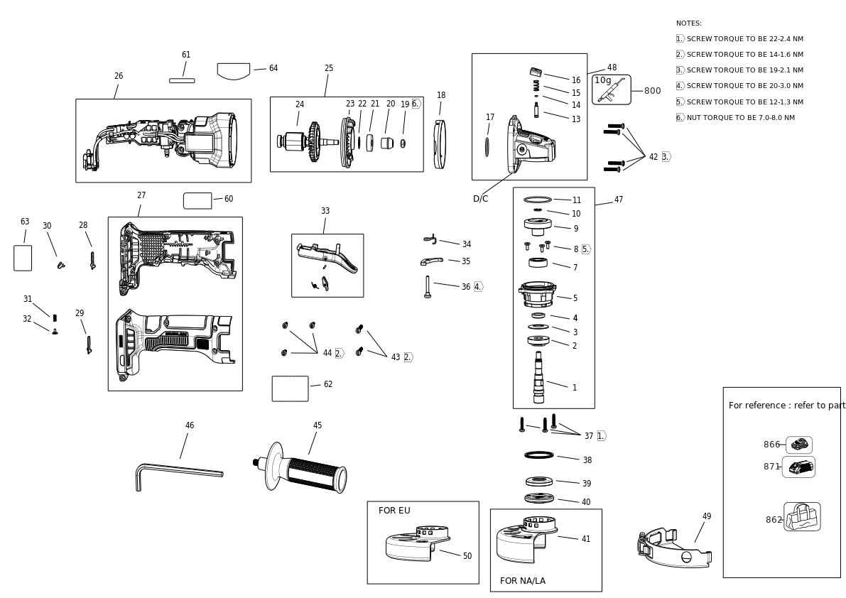 DEWALT POLIZOR UNGHIULAR MIC (Type 1)