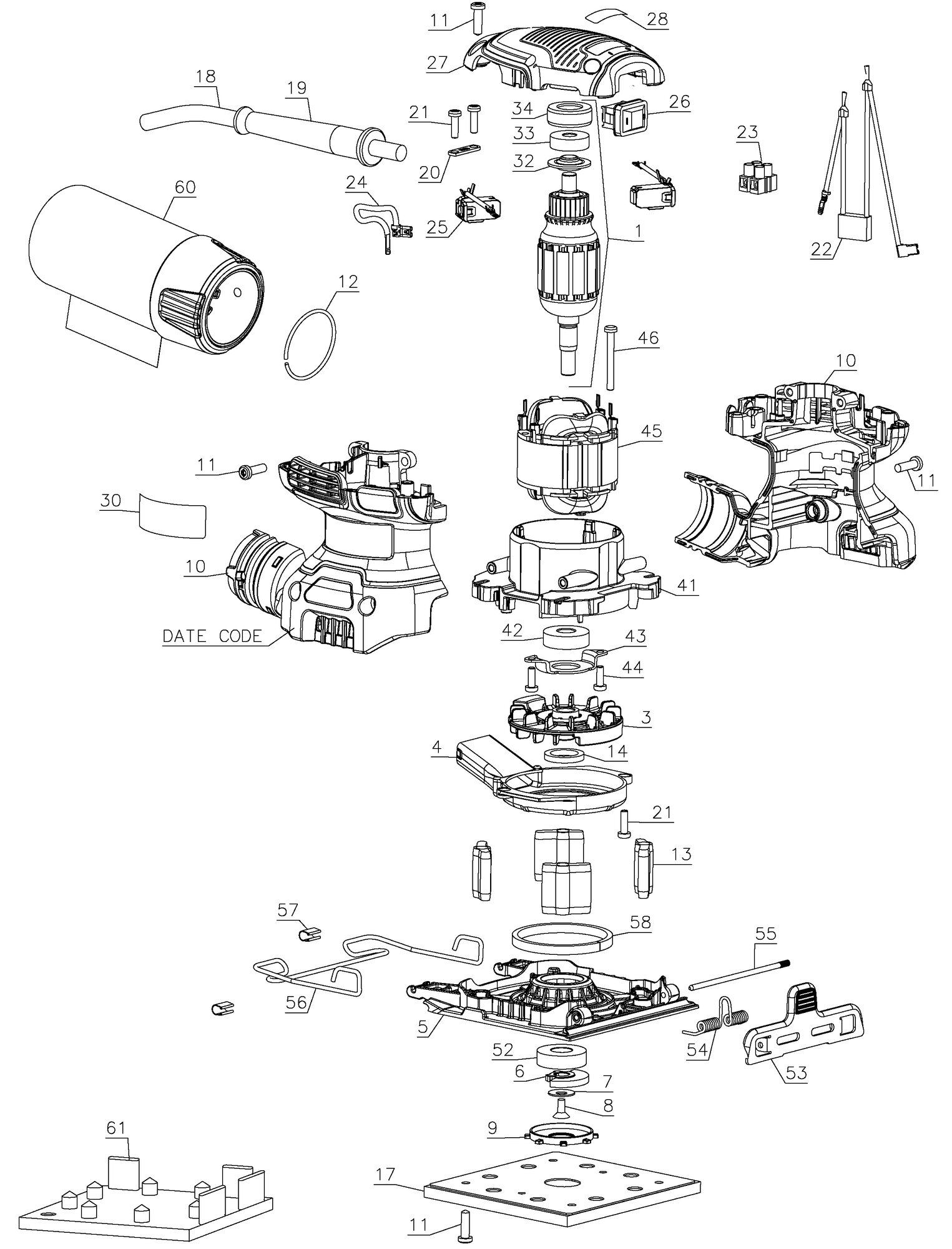 DEWALT SLEFUITOR ORBITAL (Type 2)
