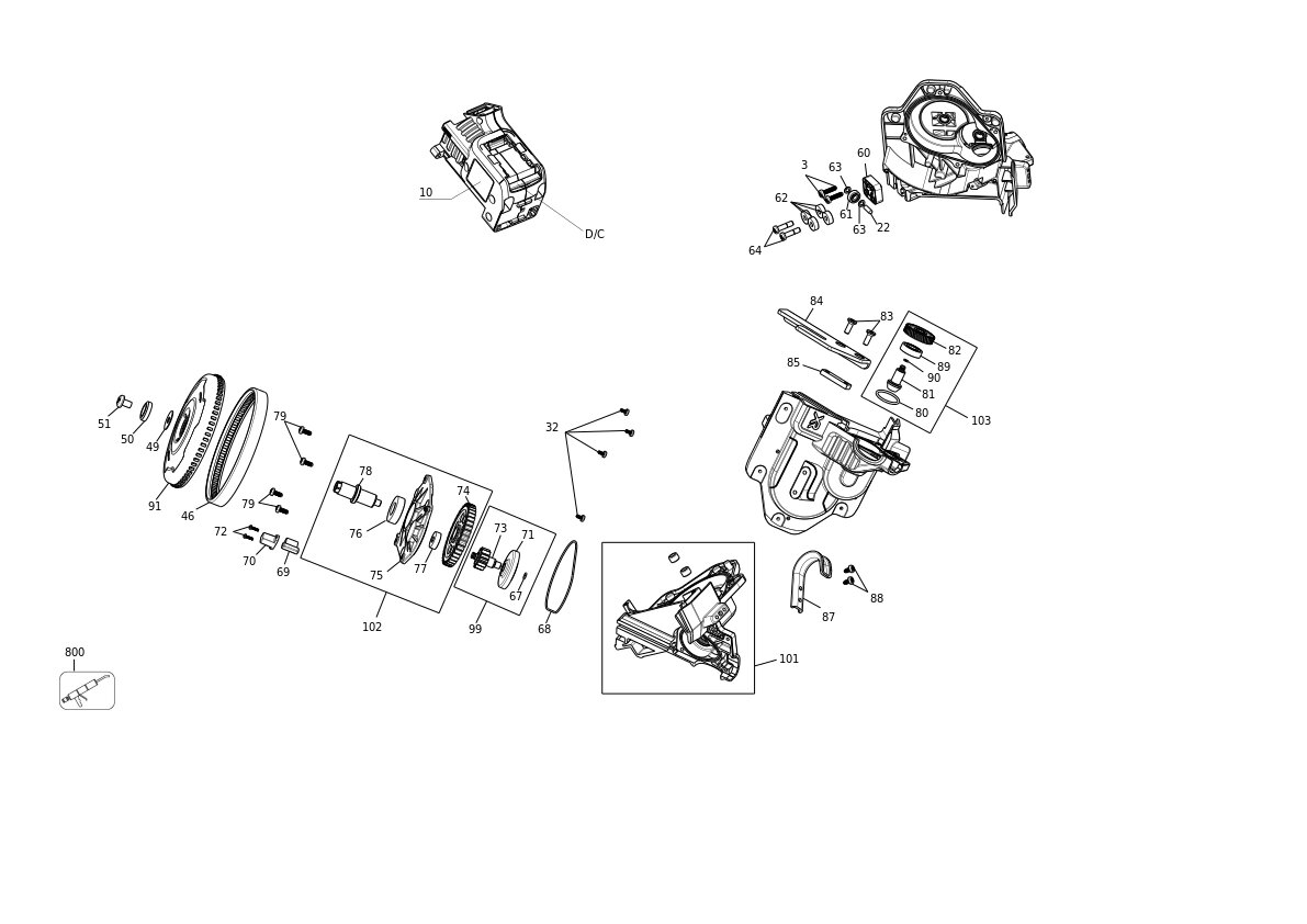 DEWALT FIERASTRAU CU BANDA (Type 1)