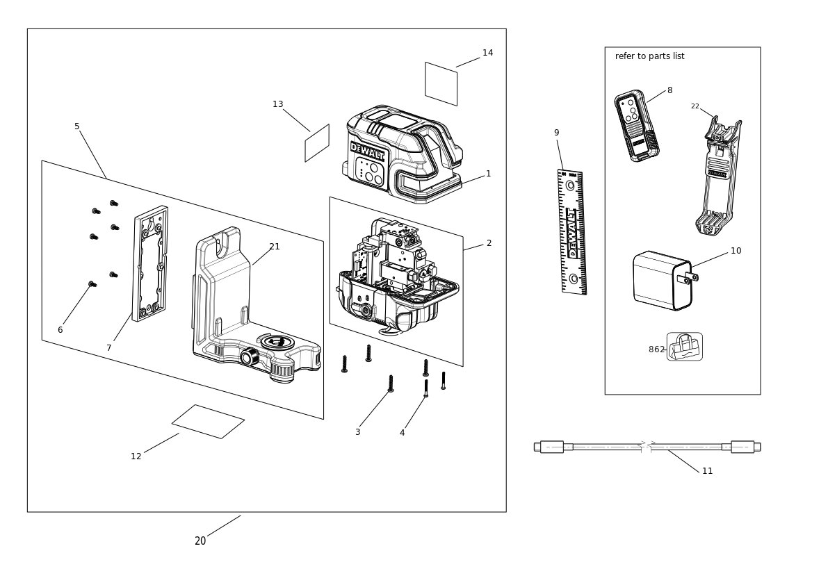 DEWALT NIVELA CU LASER IN CRUCE (Type 1)