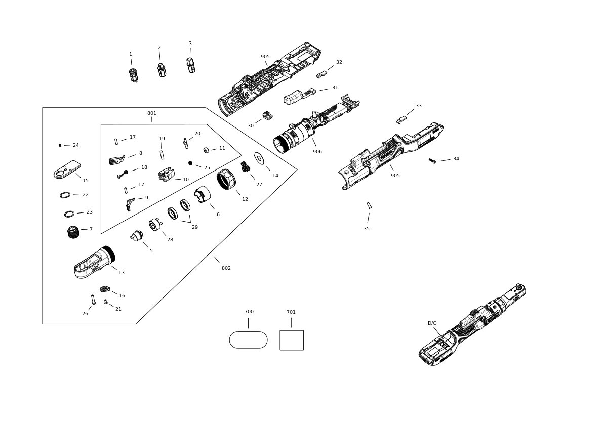 DEWALT CLICHET (Type 1)