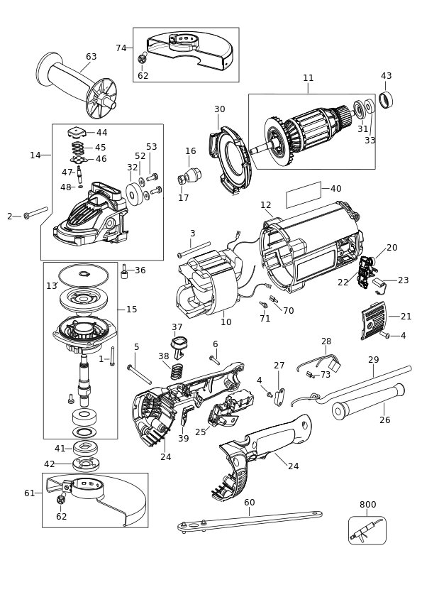 DEWALT POLIZOR UNGHIULAR (Type 5)