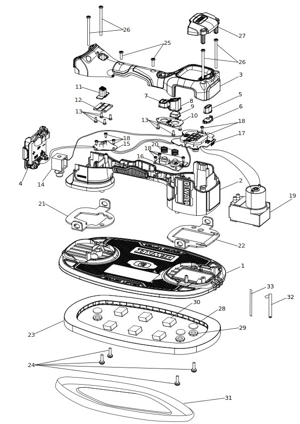 DEWALT RIDICATOR CU VACUUM (Type 1)