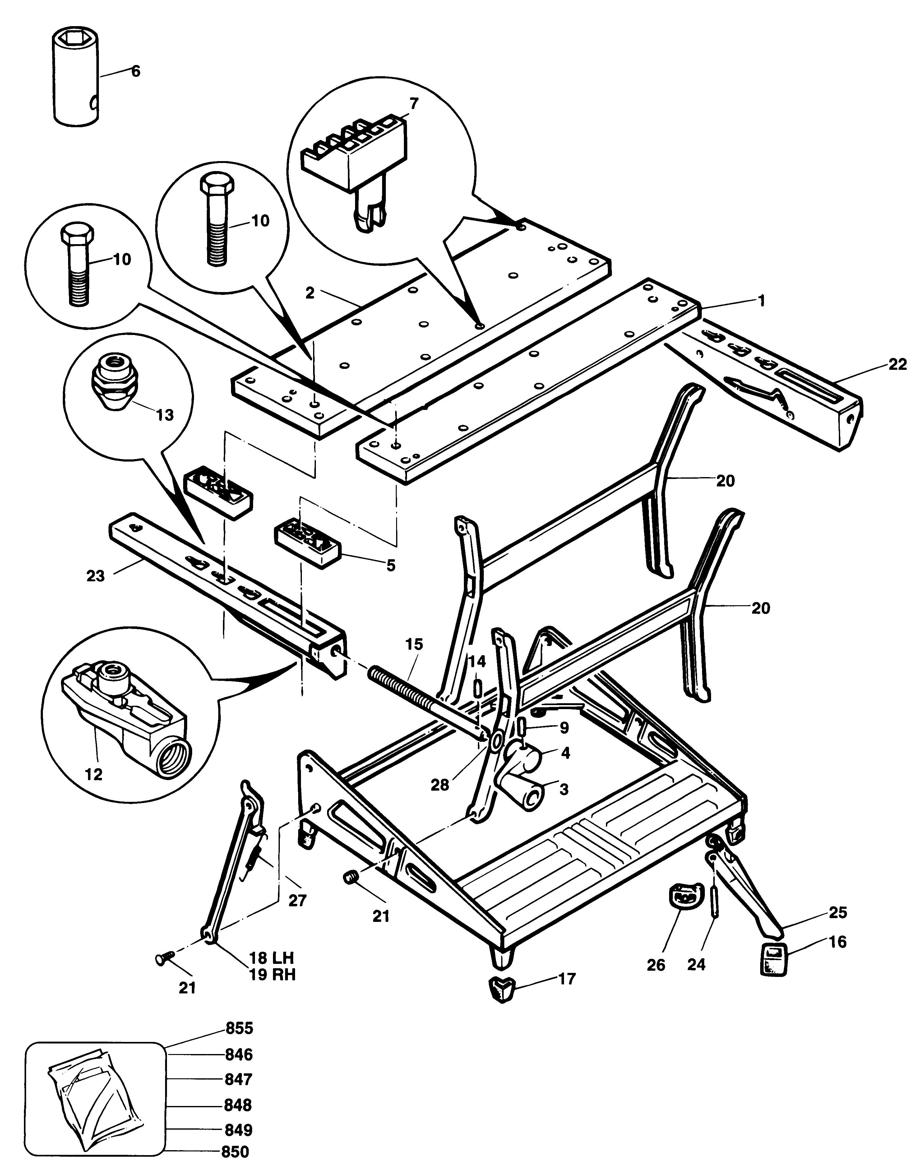 BLACK+DECKER WORKMATE Type 1