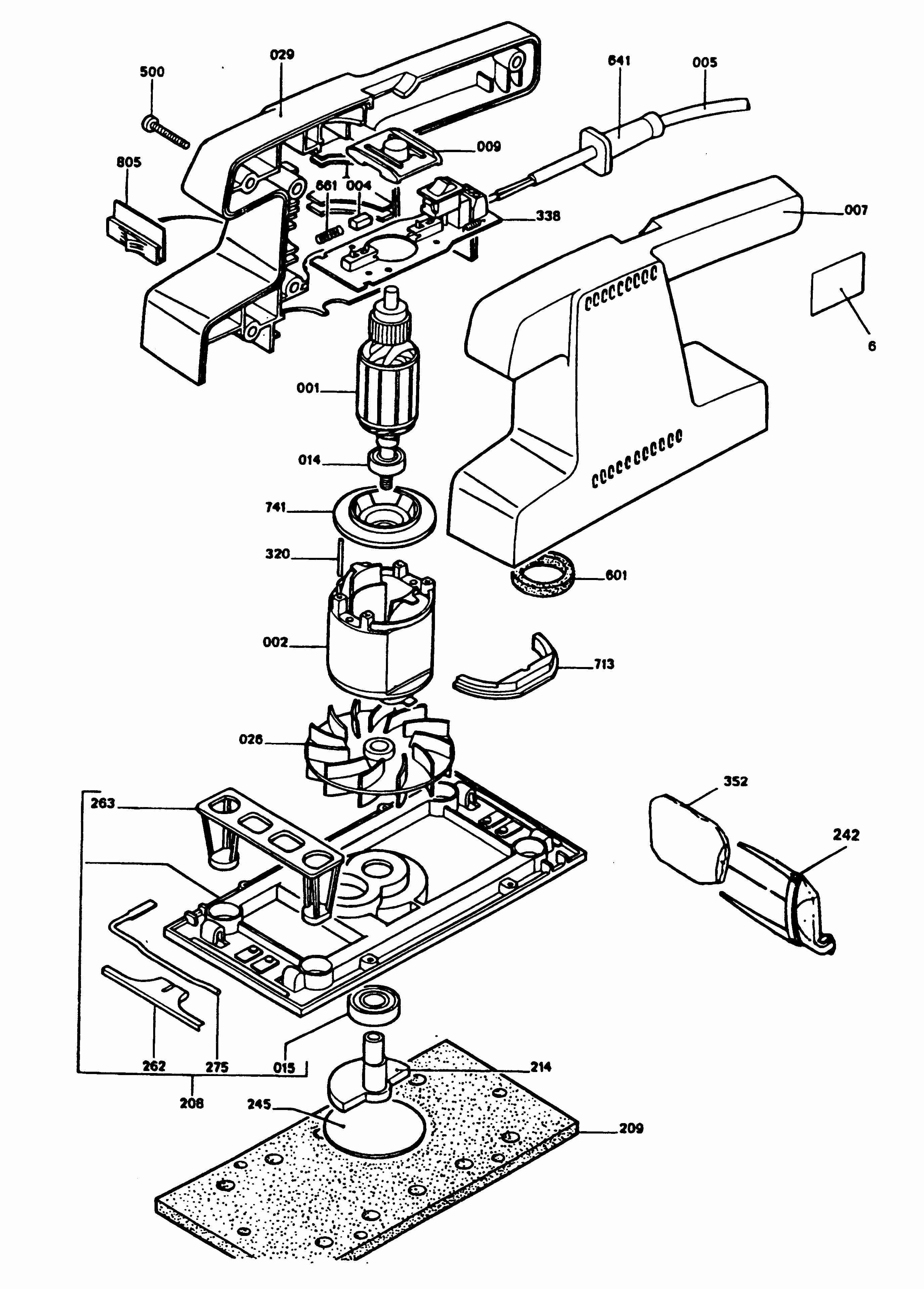 BLACK+DECKER ORBITAL SANDER Type 1
