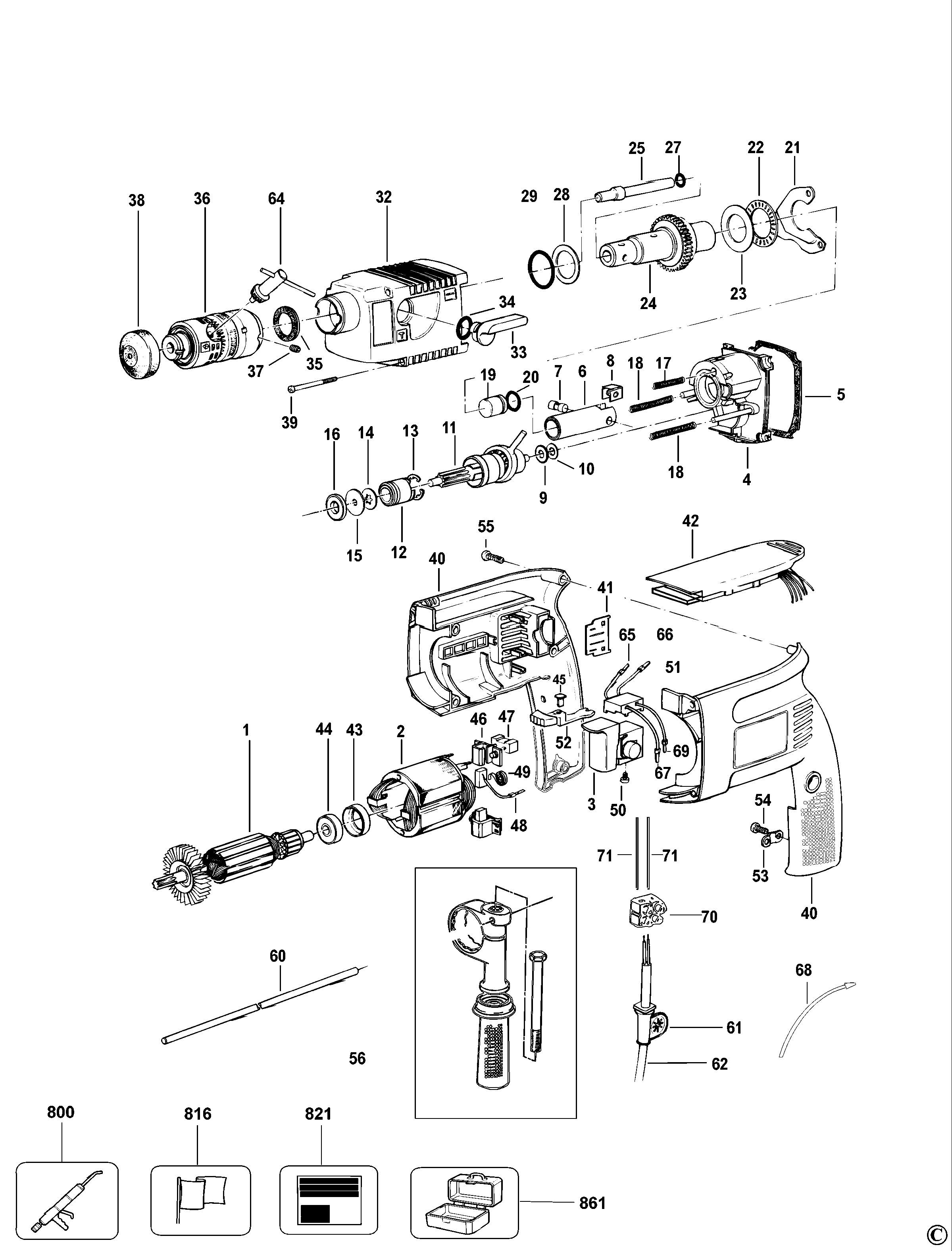 DEWALT ROTARY HAMMER (Type 1)