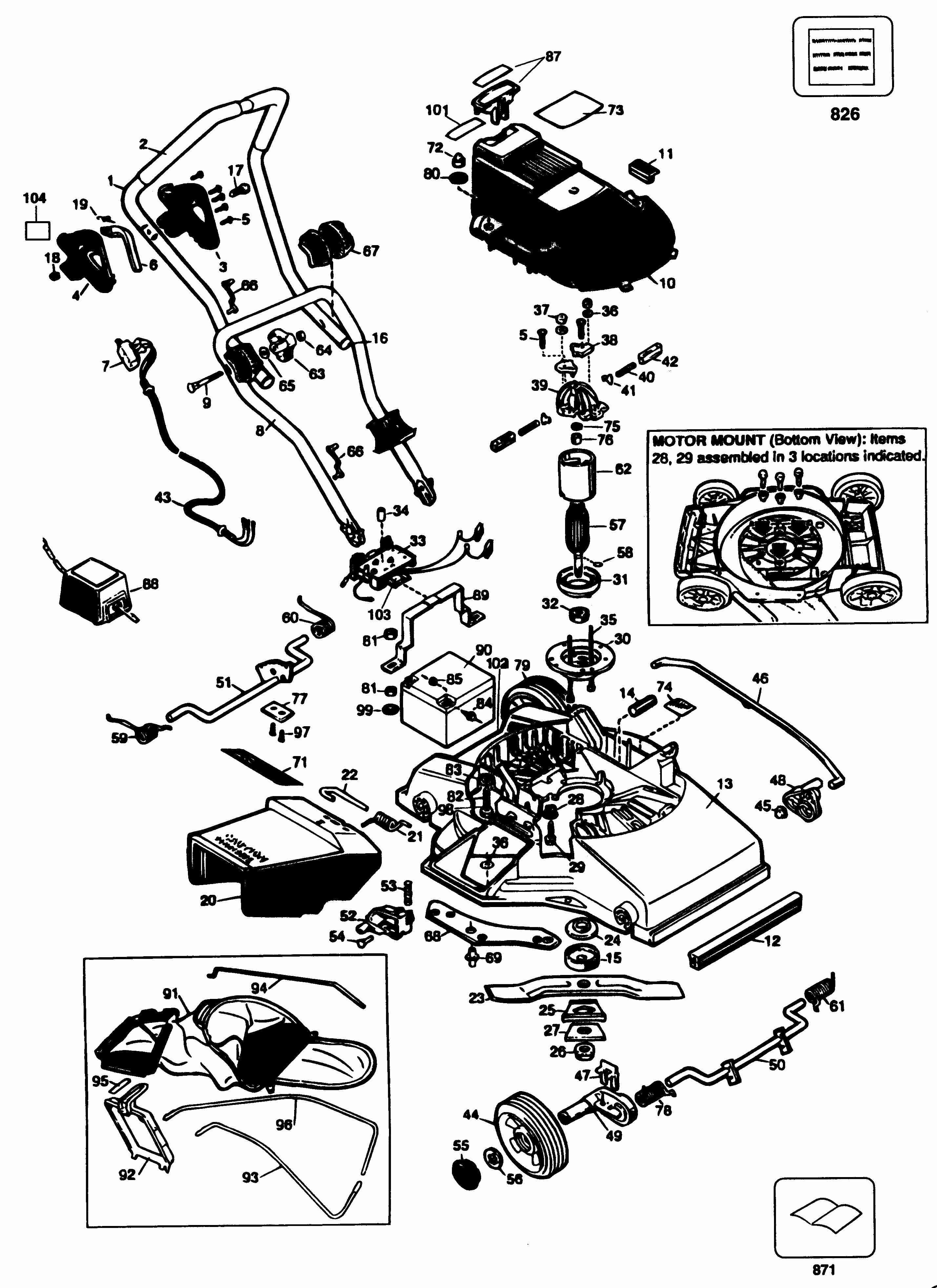 BLACK+DECKER CORDLESS MOWER Type 1