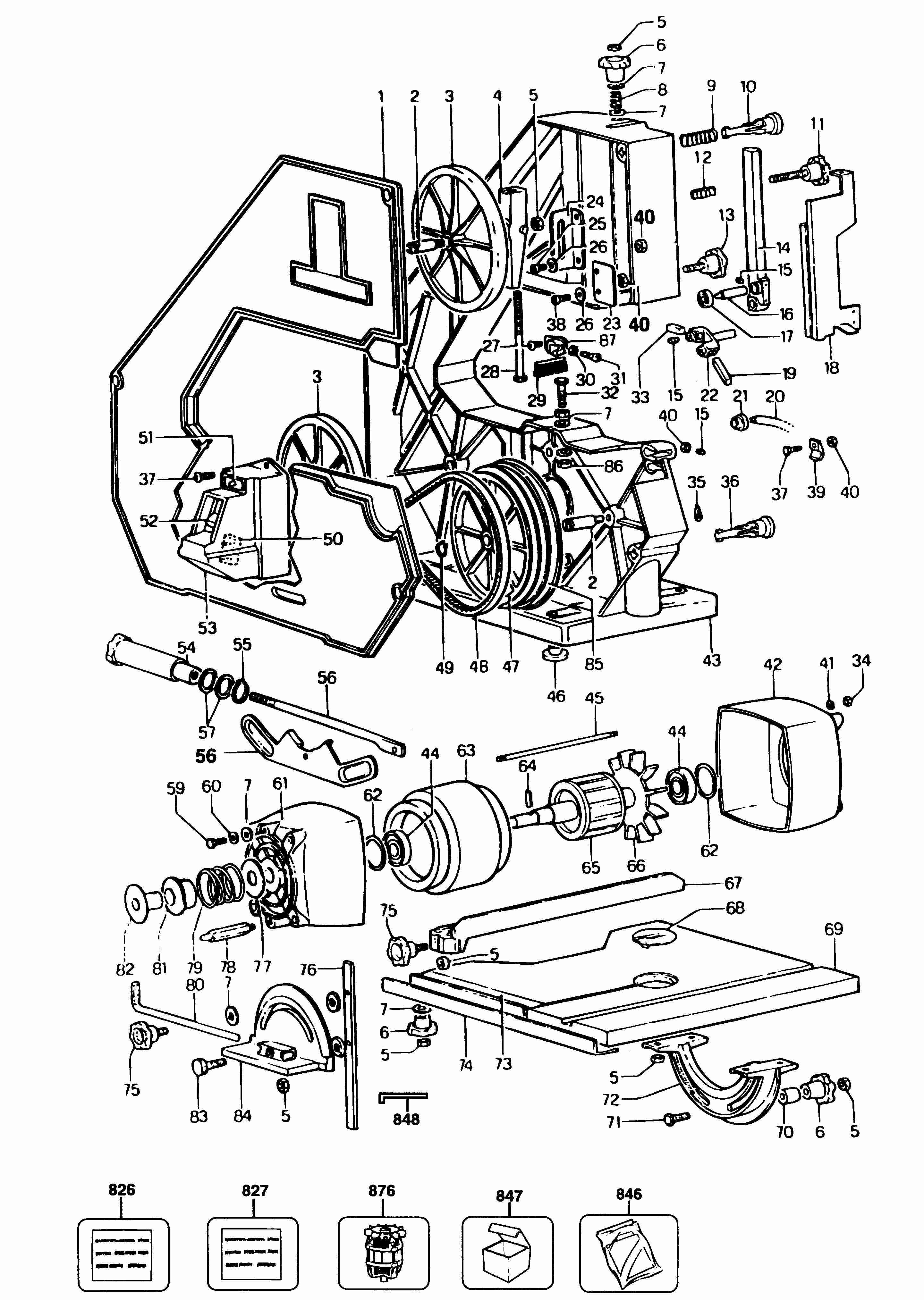 BLACK+DECKER BANDSAW Type 1