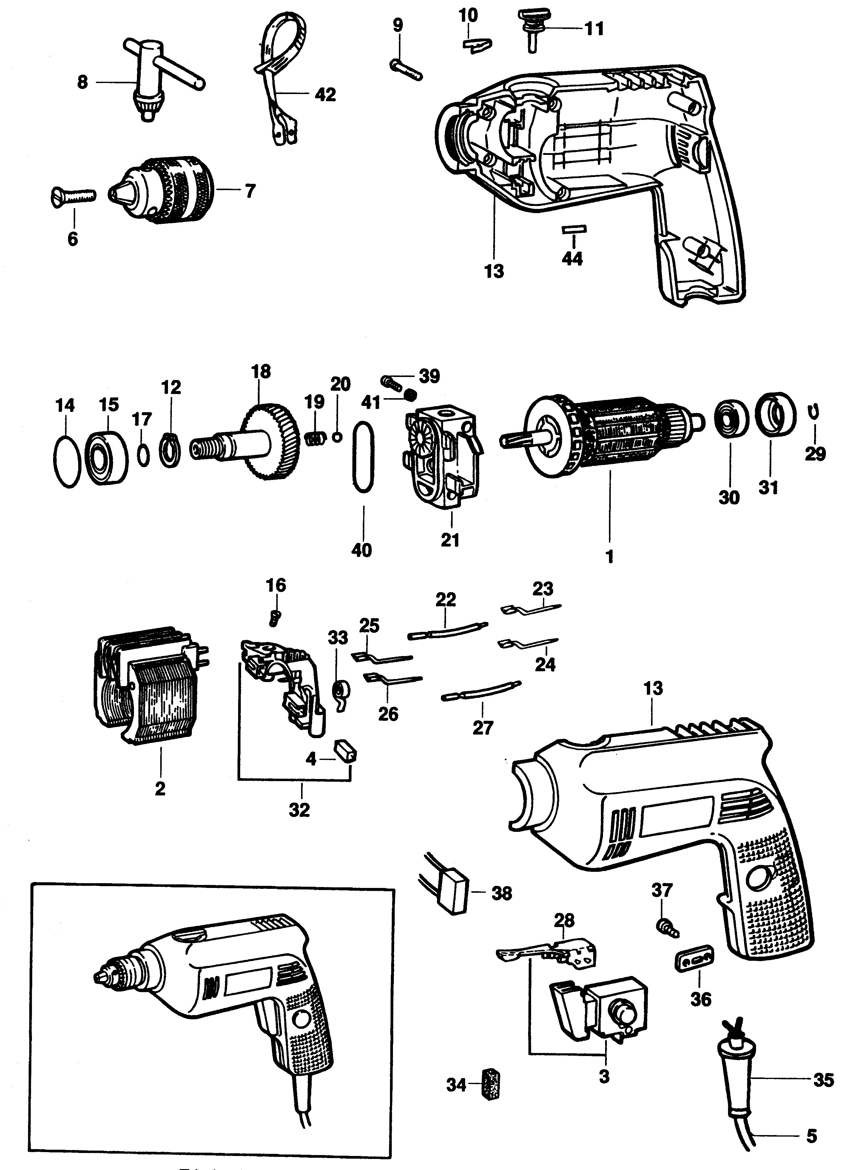 DEWALT HAMMER DRILL (Type 1)