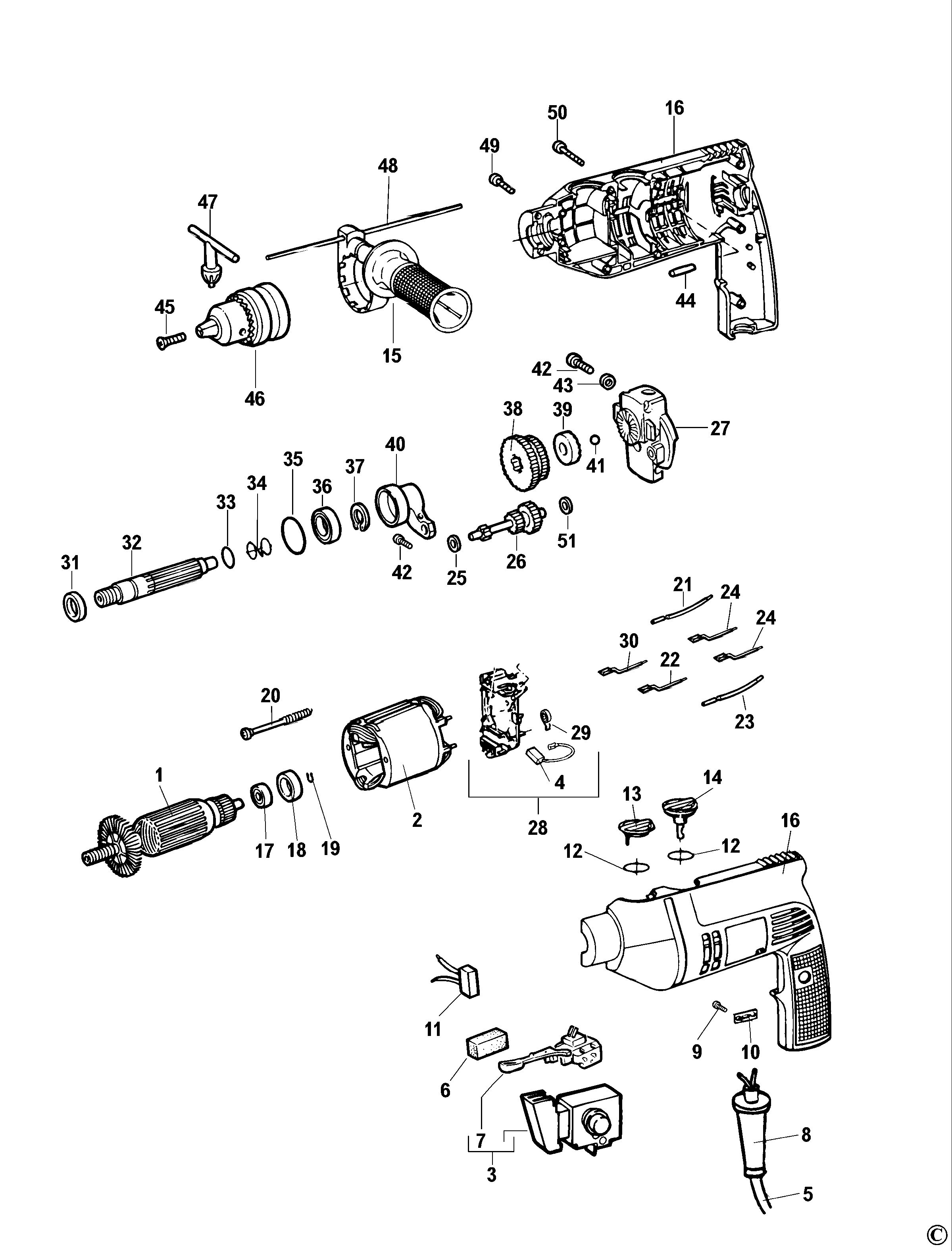 DEWALT HAMMER DRILL (Type 1)