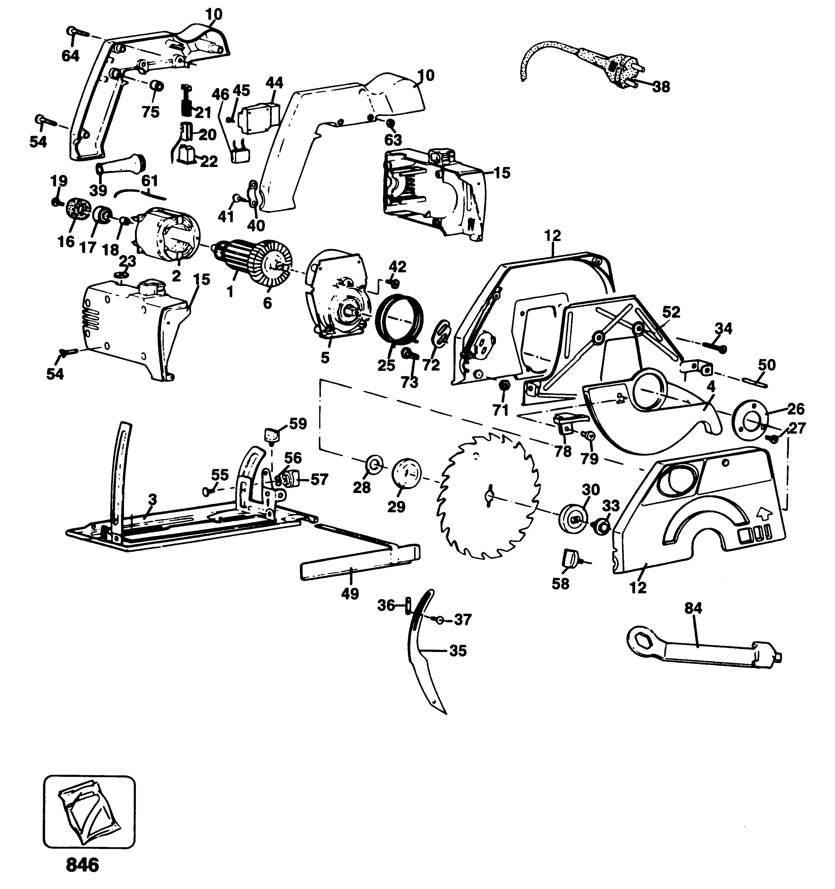 BLACK+DECKER CIRC. SAW Type 1