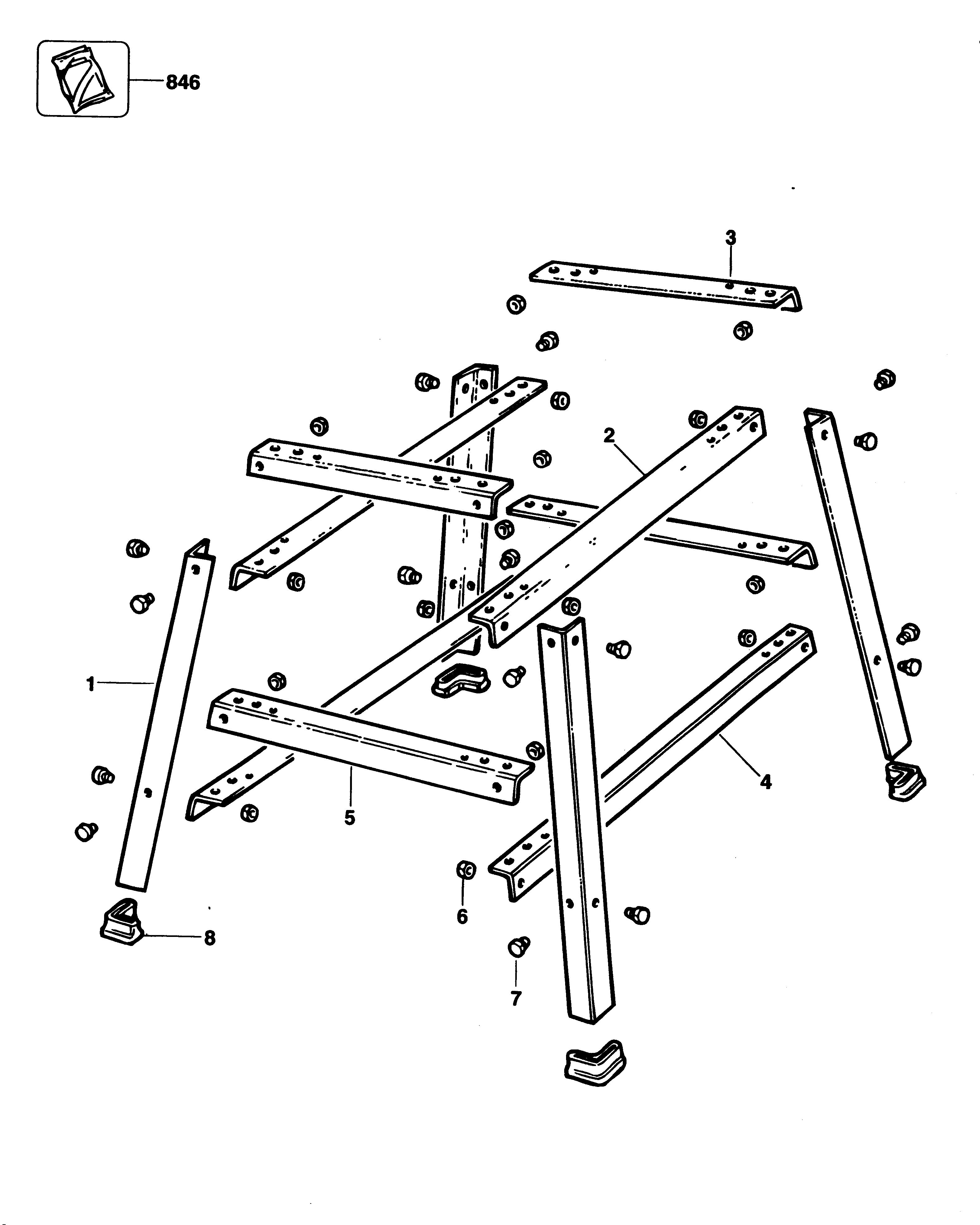 DEWALT LEG STAND (Type 1)