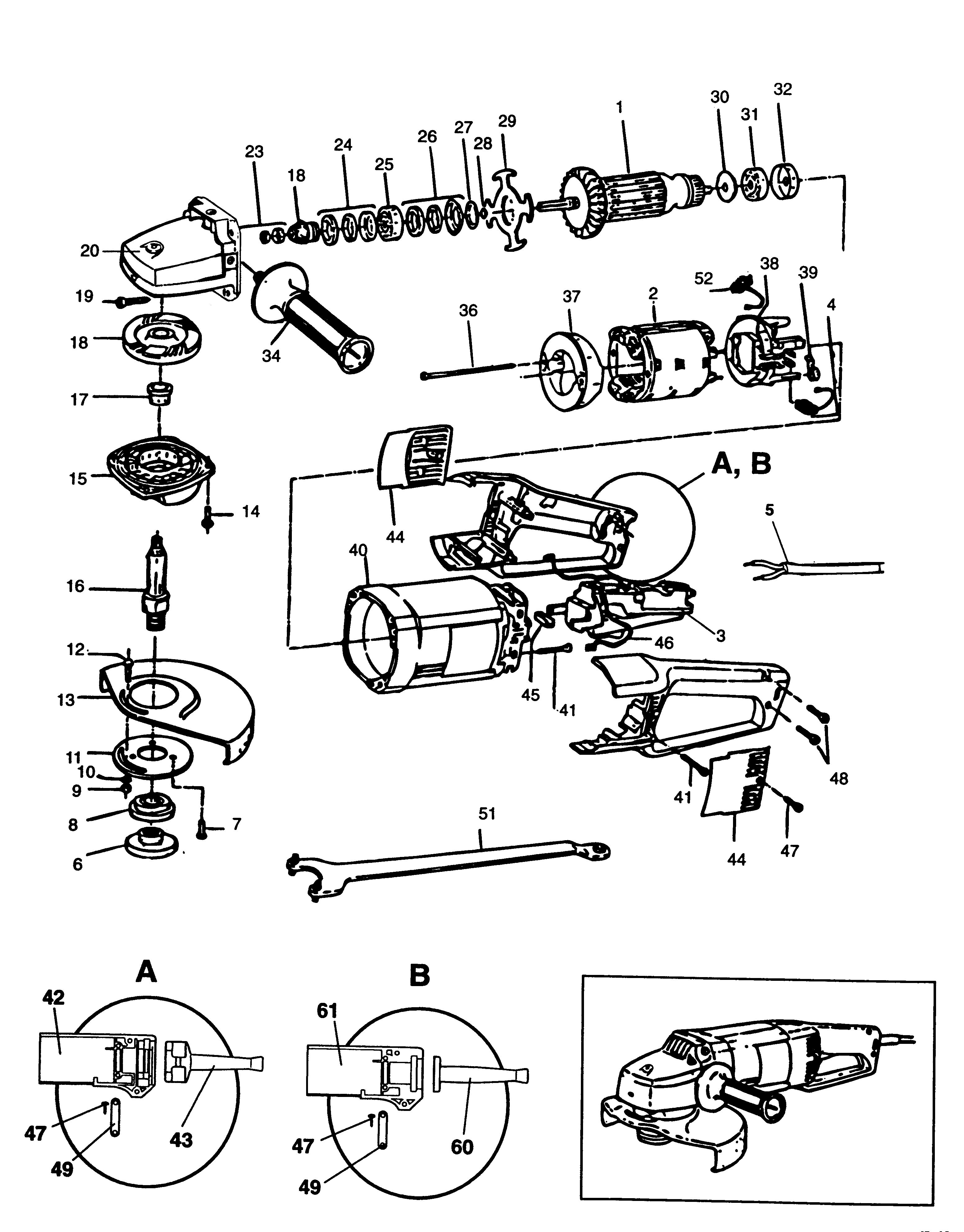 BLACK+DECKER ANGLE GRINDER Type 1