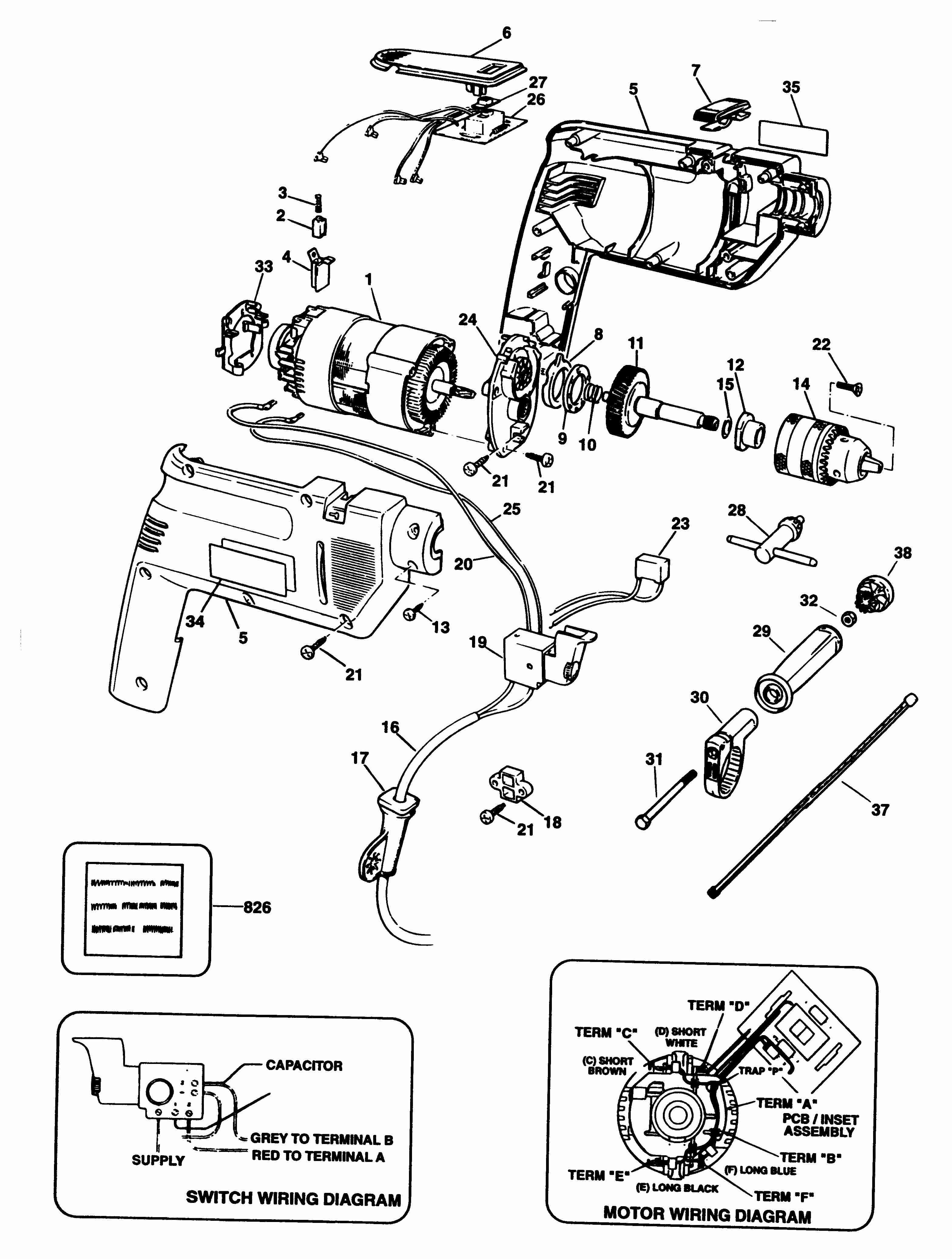 BLACK+DECKER DRILL Type 1