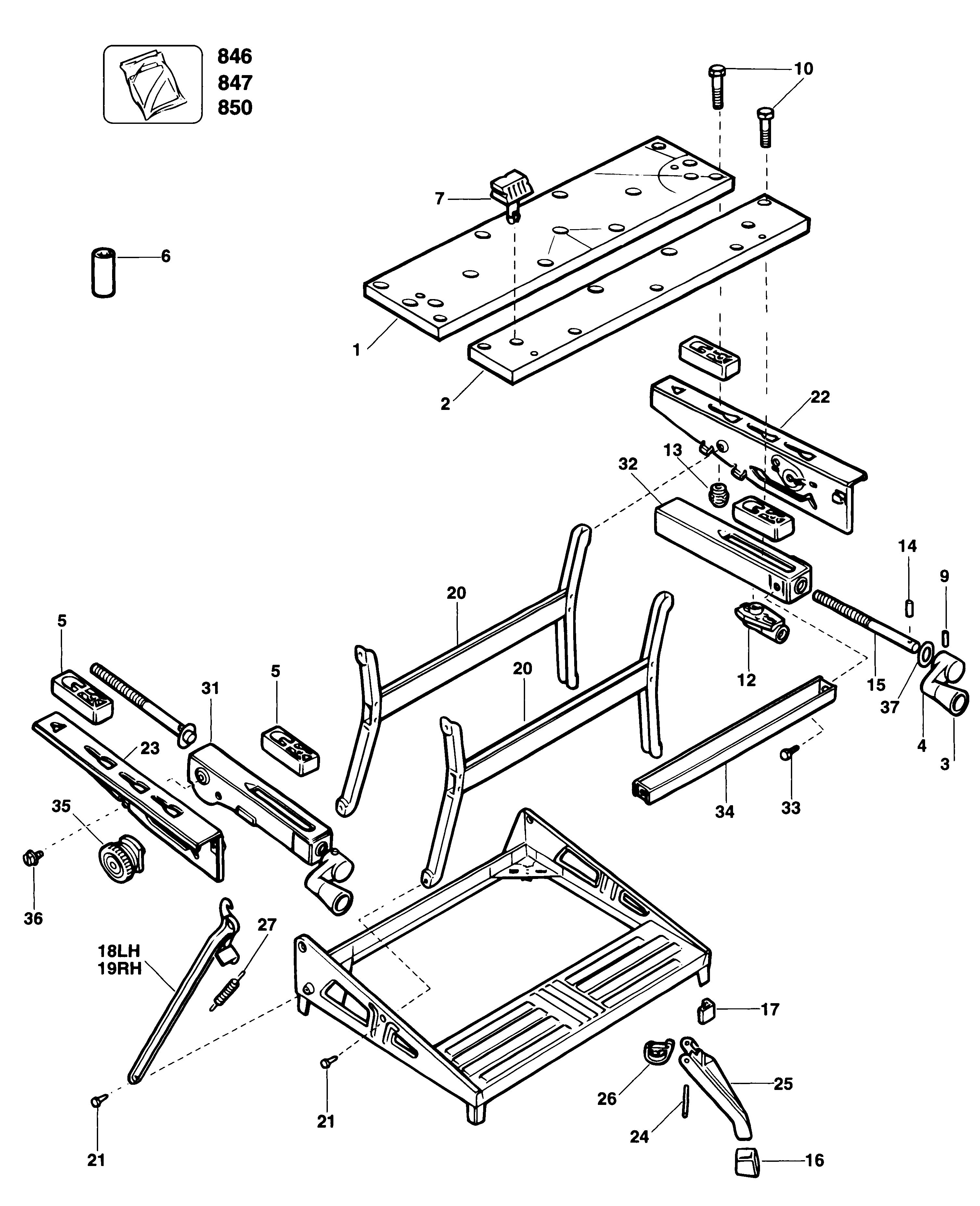 BLACK+DECKER WORKMATE Type 1