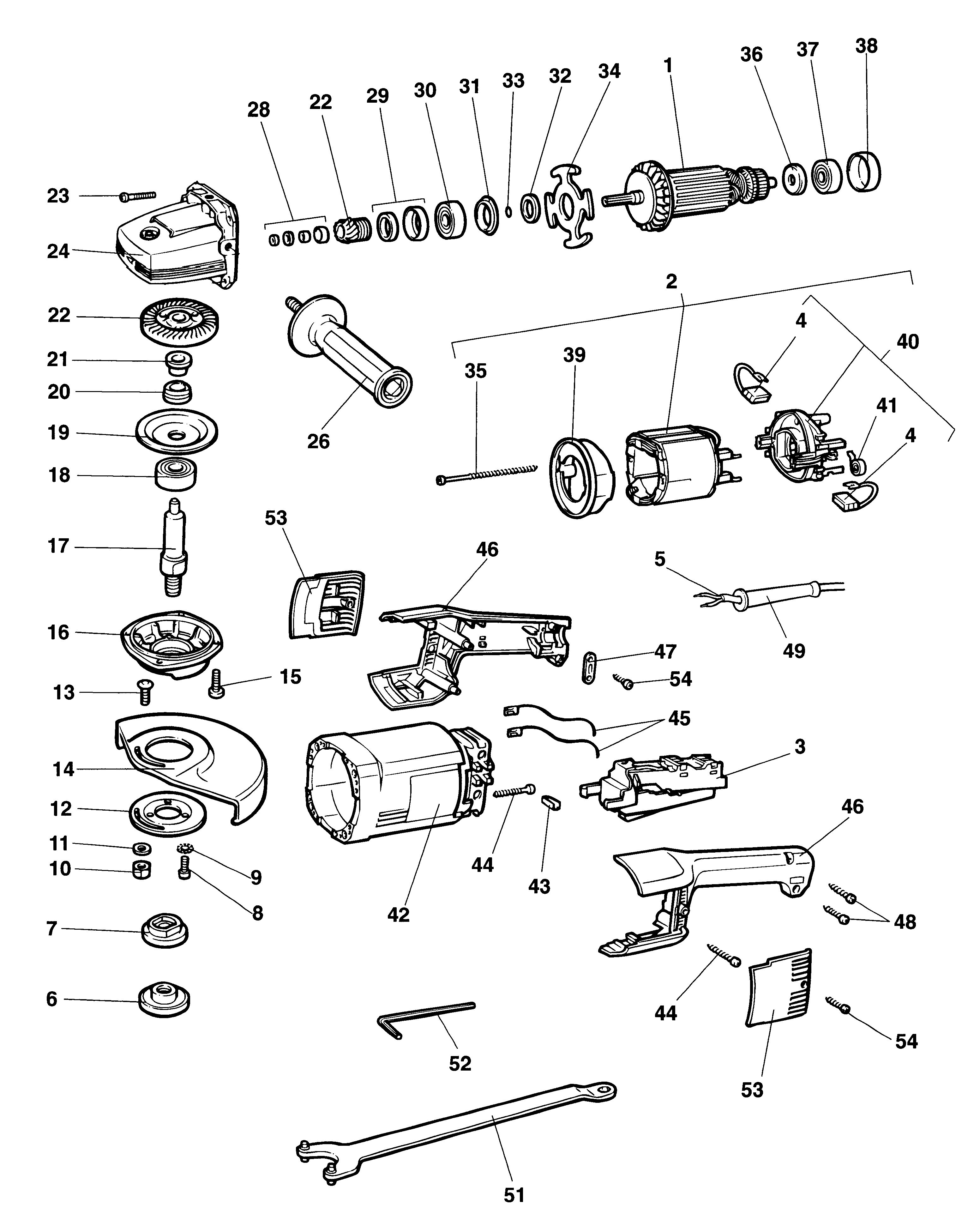 DEWALT ANGLE GRINDER (Type 1)