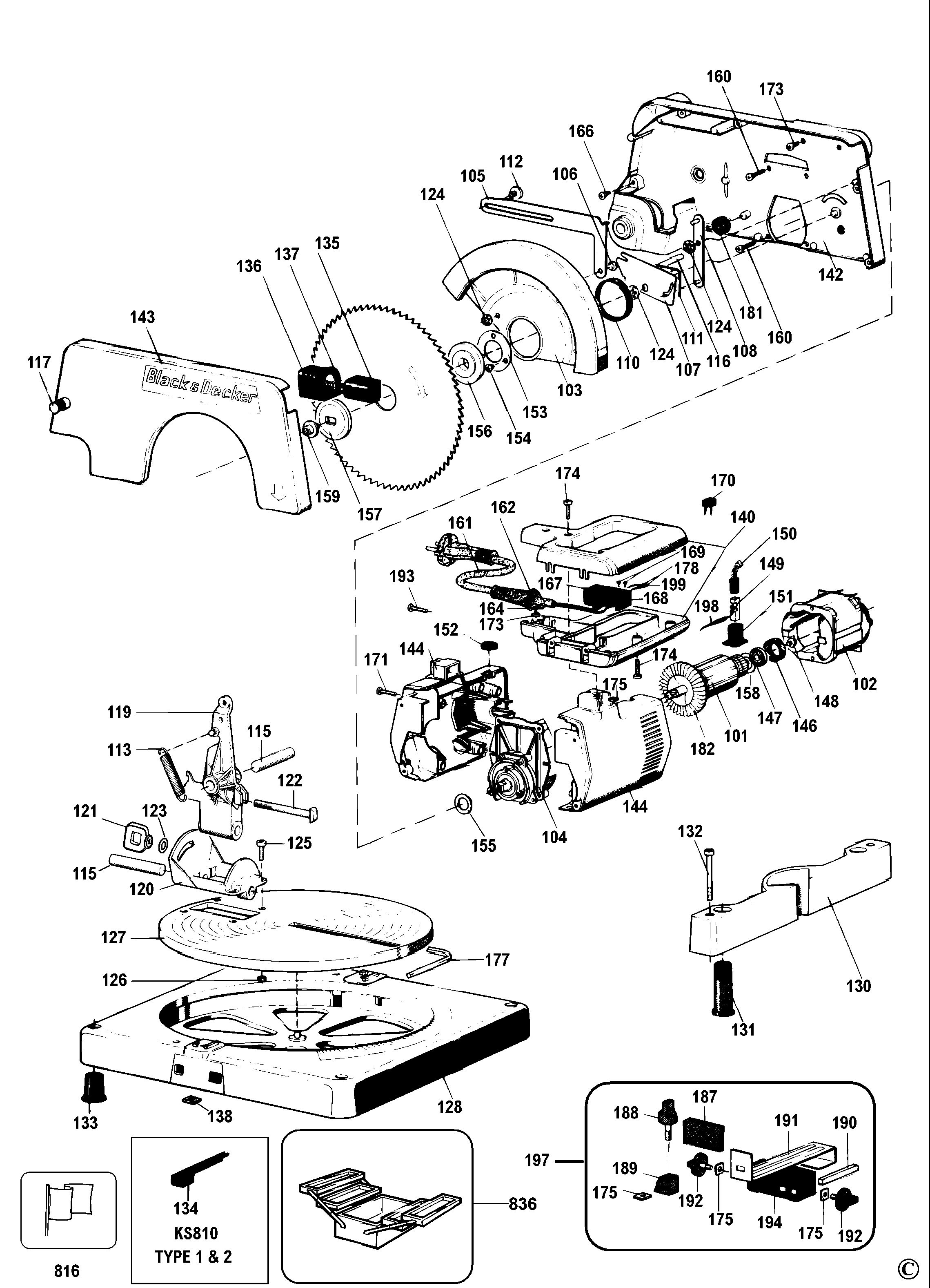 BLACK+DECKER MITRE SAW Type 1
