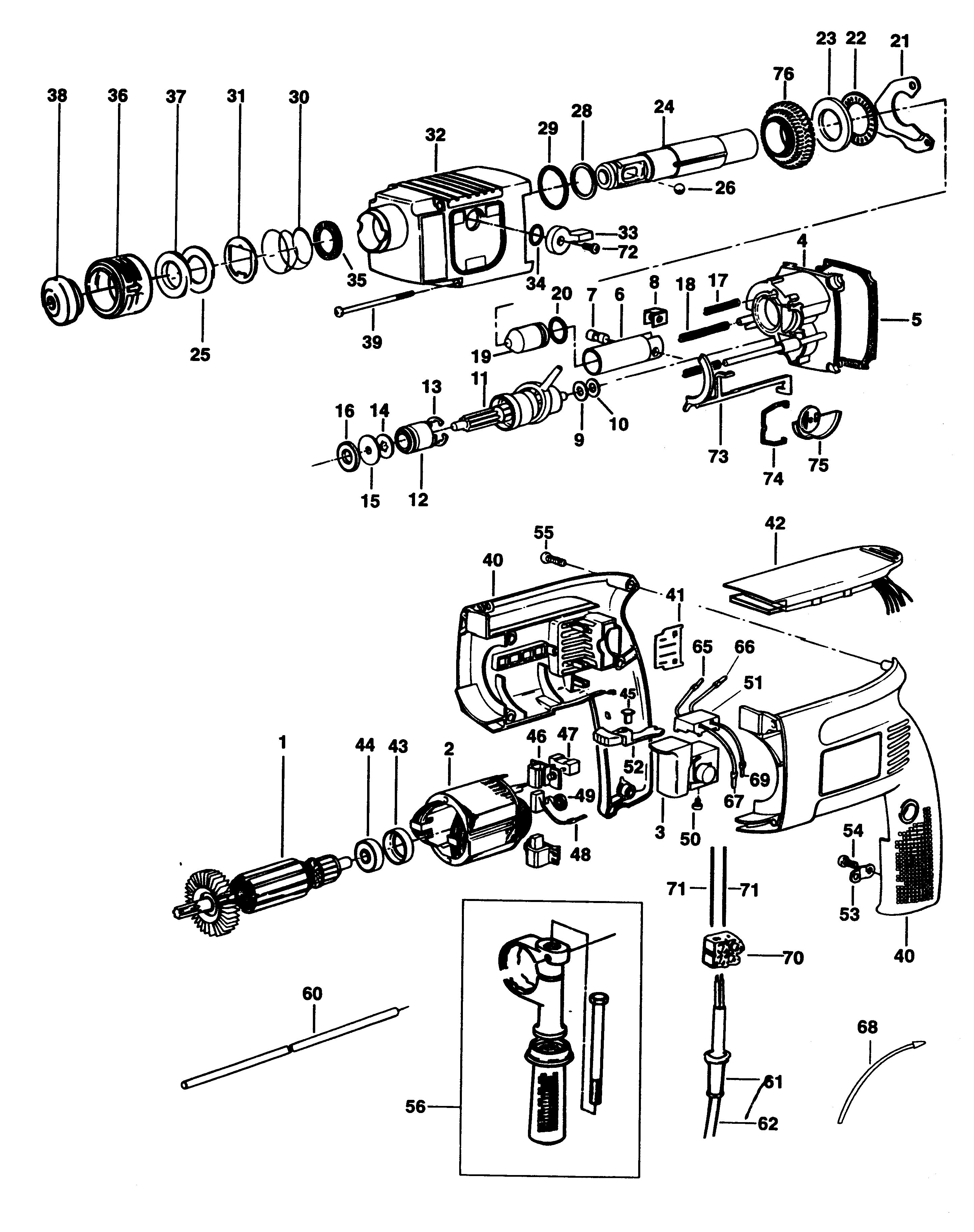 DEWALT ROTARY HAMMER (Type 1)