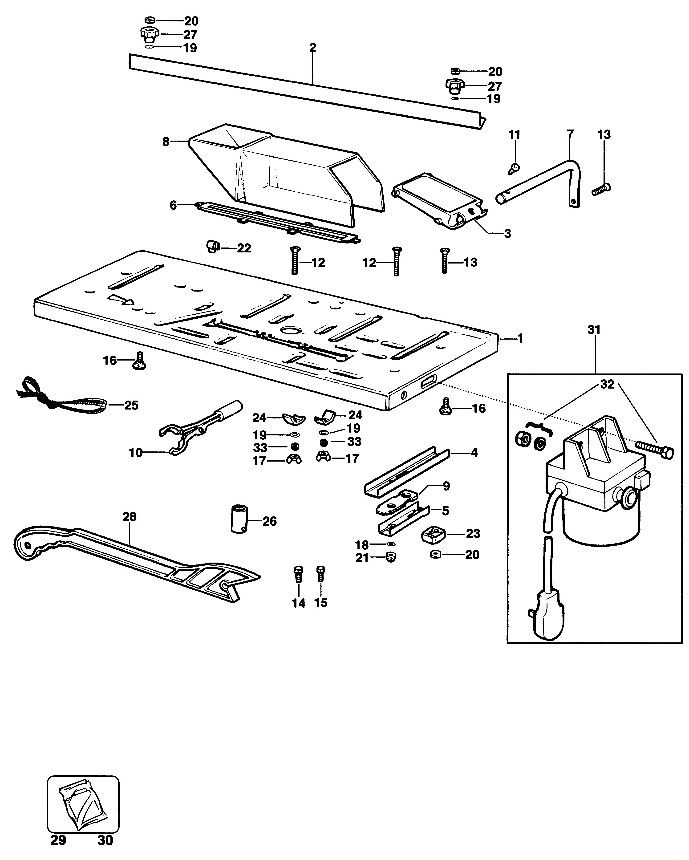 BLACK+DECKER SAW TABLE Type 1