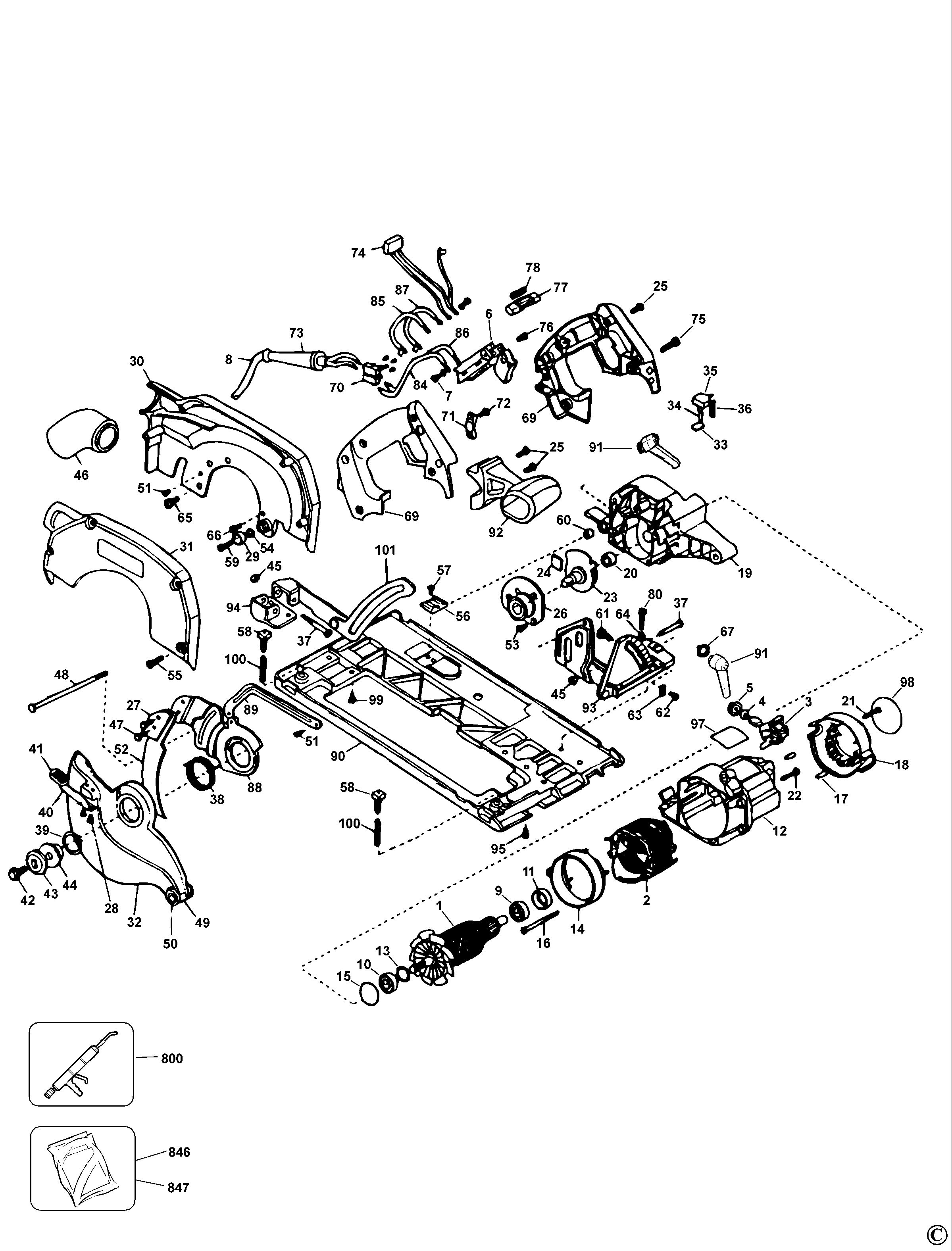 DEWALT SAW (Type 1)