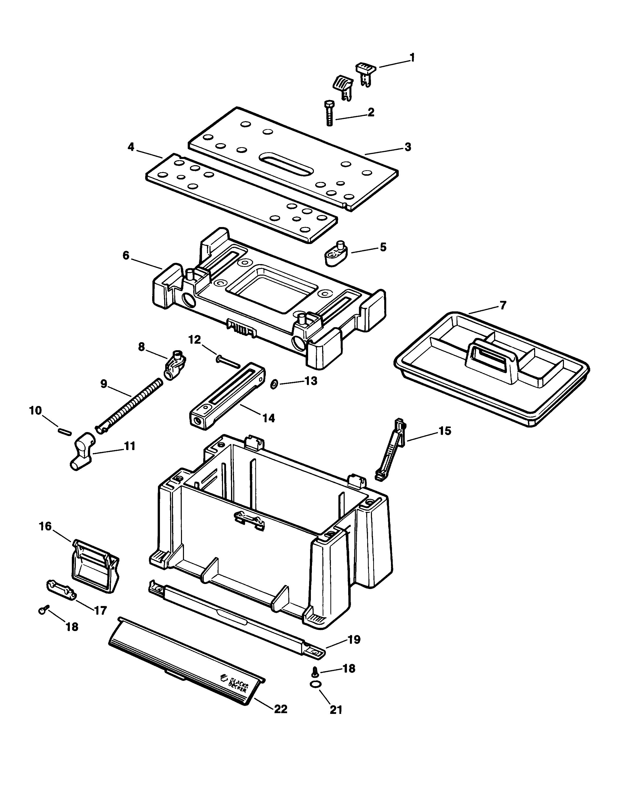 BLACK+DECKER WORKBOX Type 1