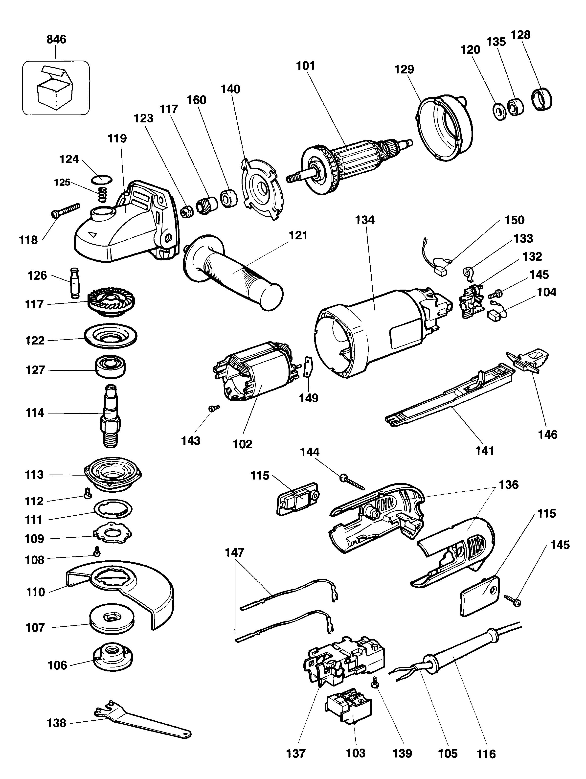 DEWALT ANGLE GRINDER (Type 1)