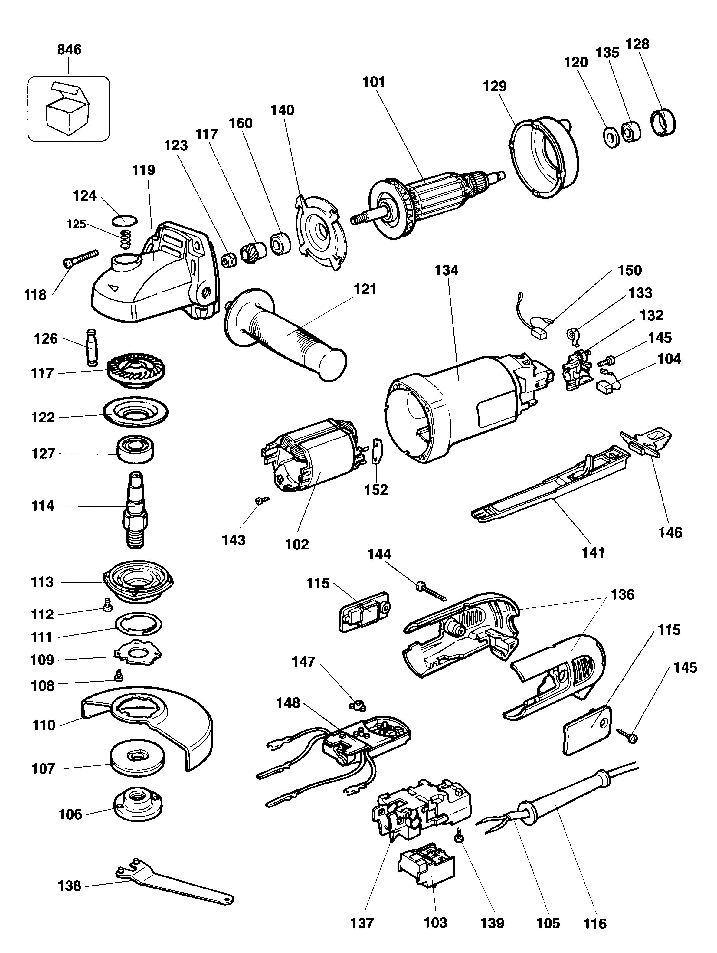 DEWALT ANGLE GRINDER (Type 1)