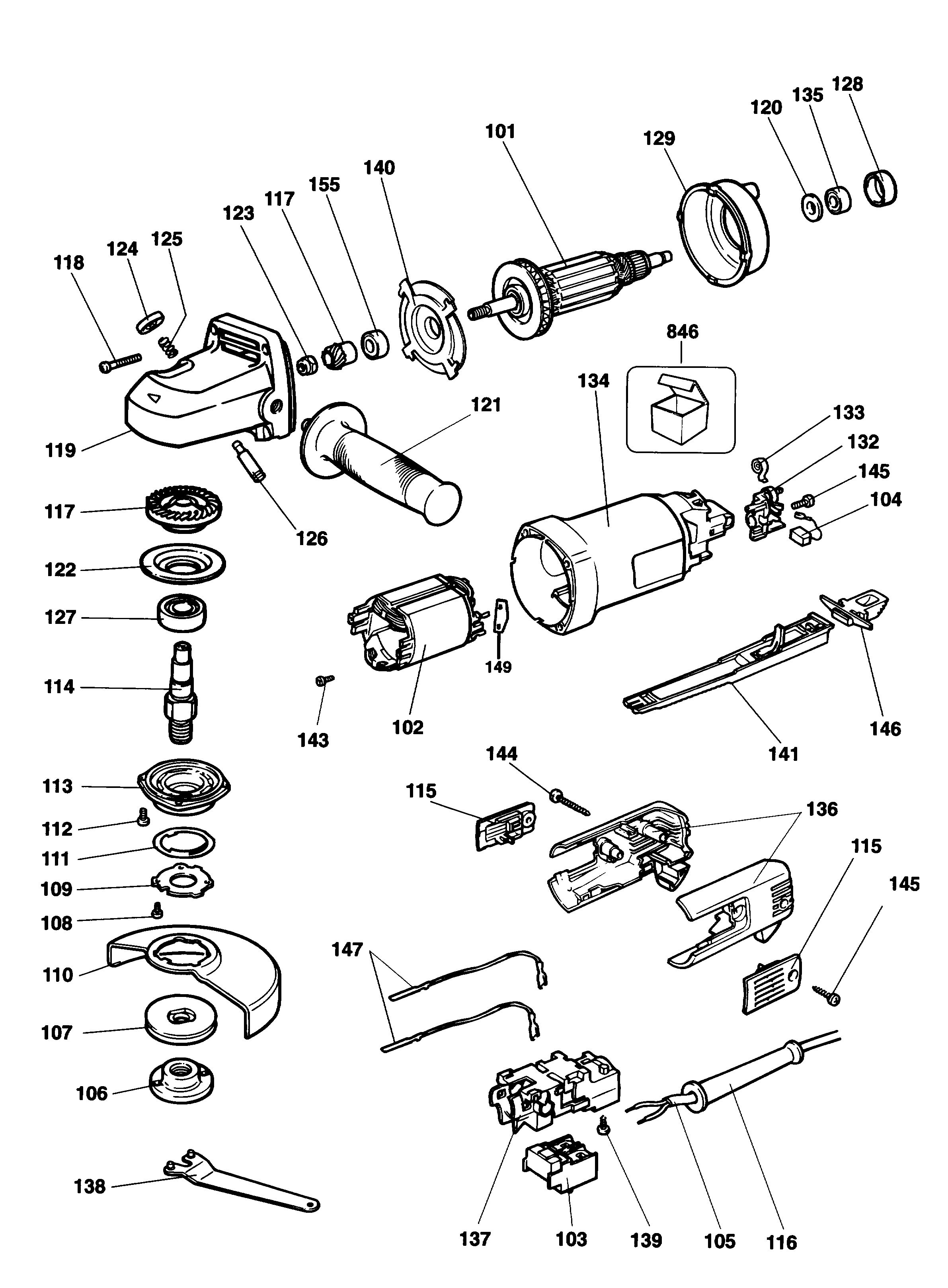 DEWALT ANGLE GRINDER (Type 1)