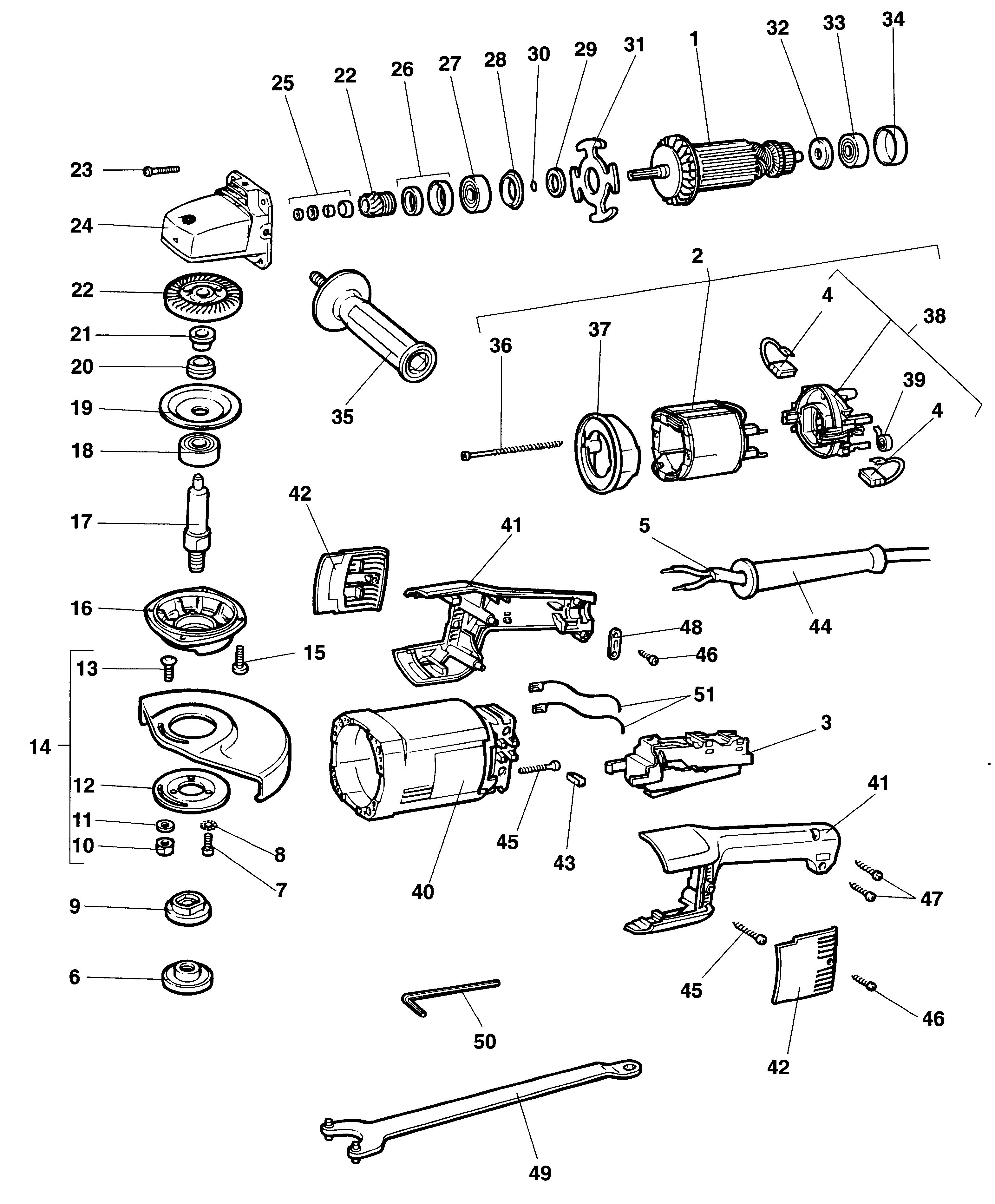 DEWALT ANGLE GRINDER (Type 1)