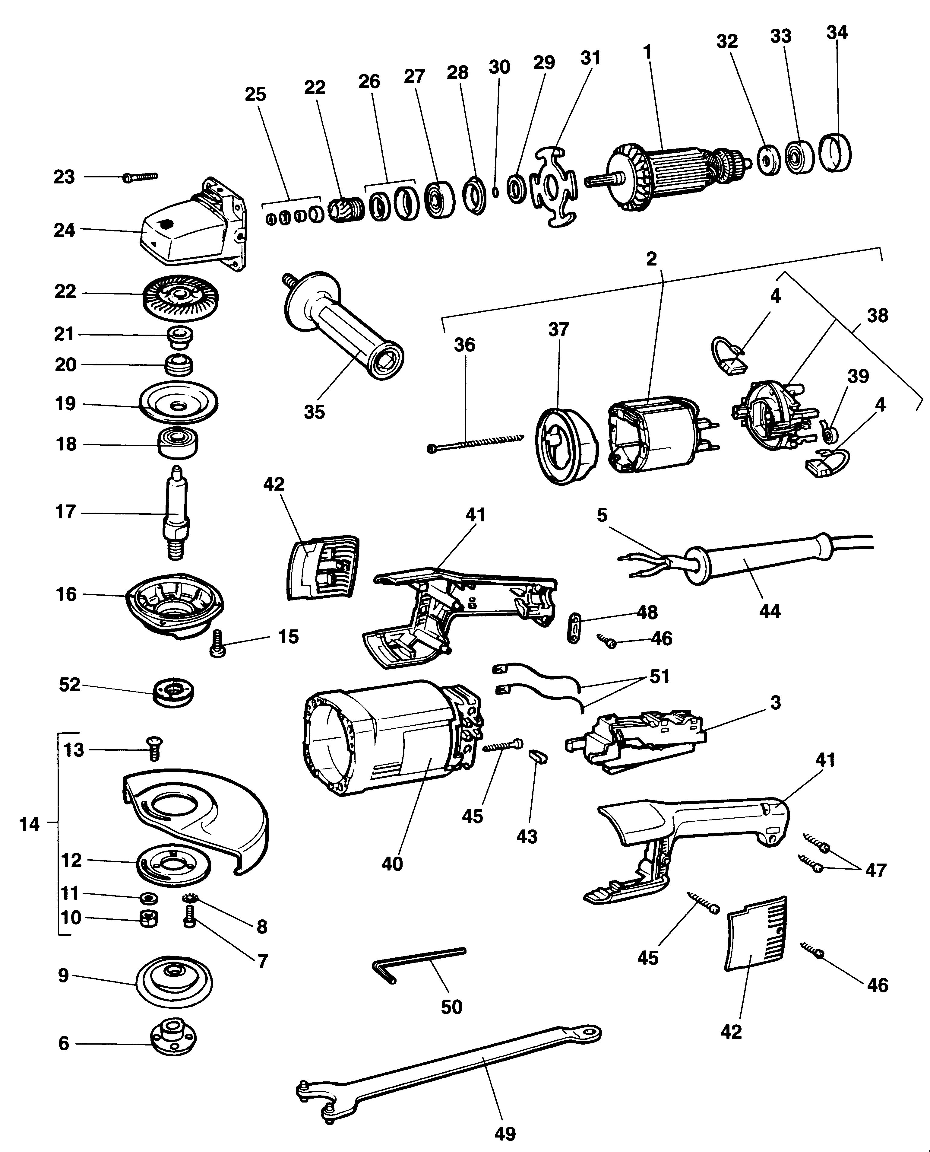 DEWALT ANGLE GRINDER (Type 1)
