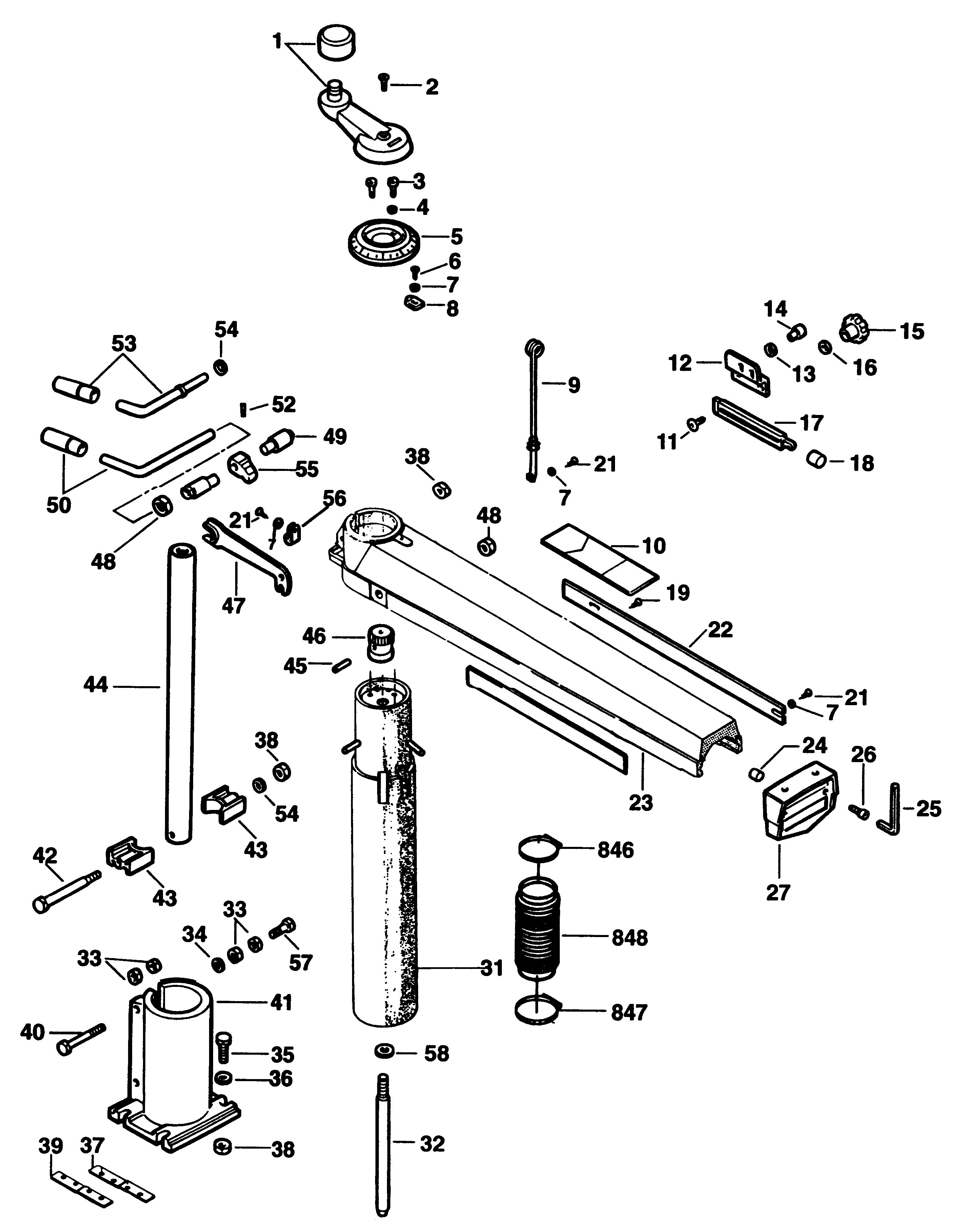 DEWALT RADIAL ARM SAW (Type 1)