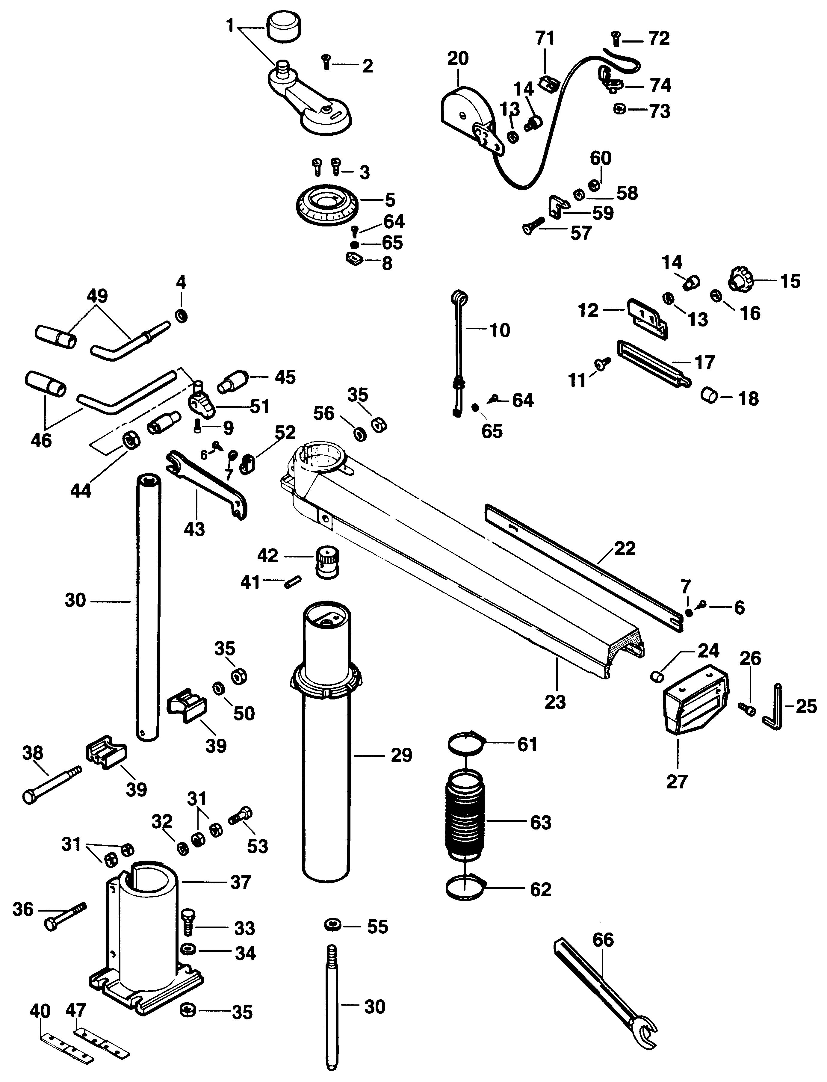 DEWALT RADIAL ARM SAW (Type 1)