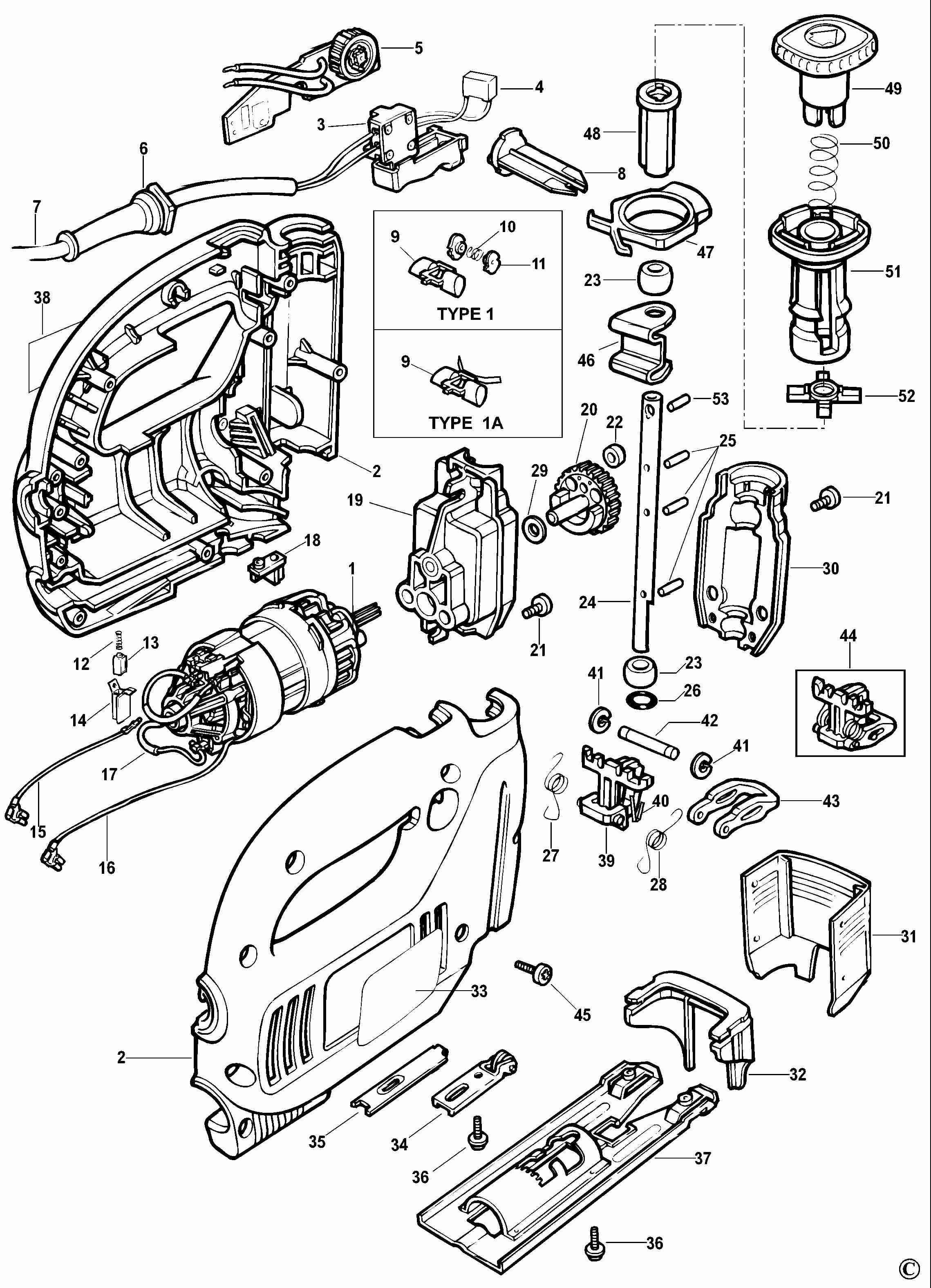 BLACK+DECKER JIGSAW Type 1 - 1A
