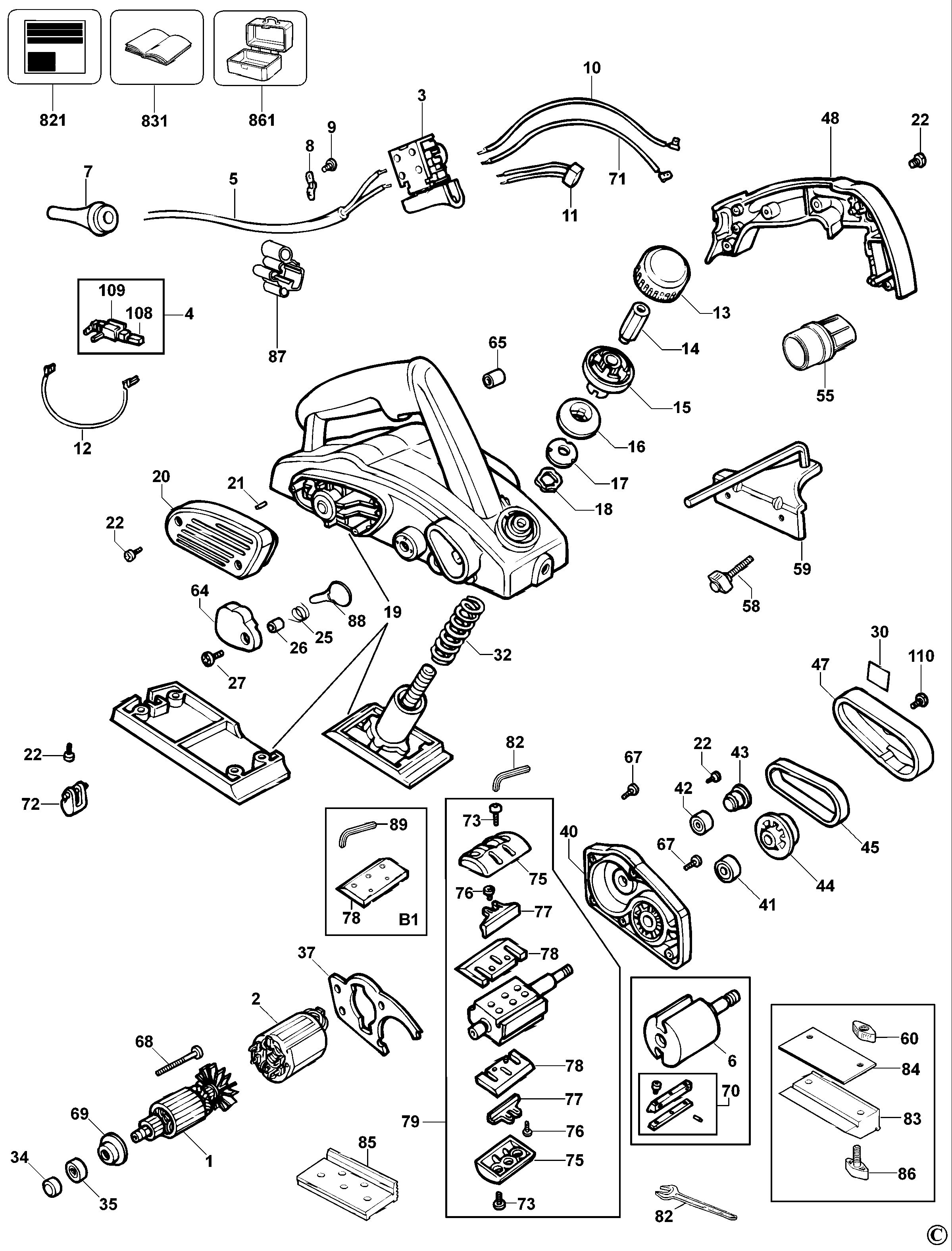 DEWALT PLANER (Type 1)
