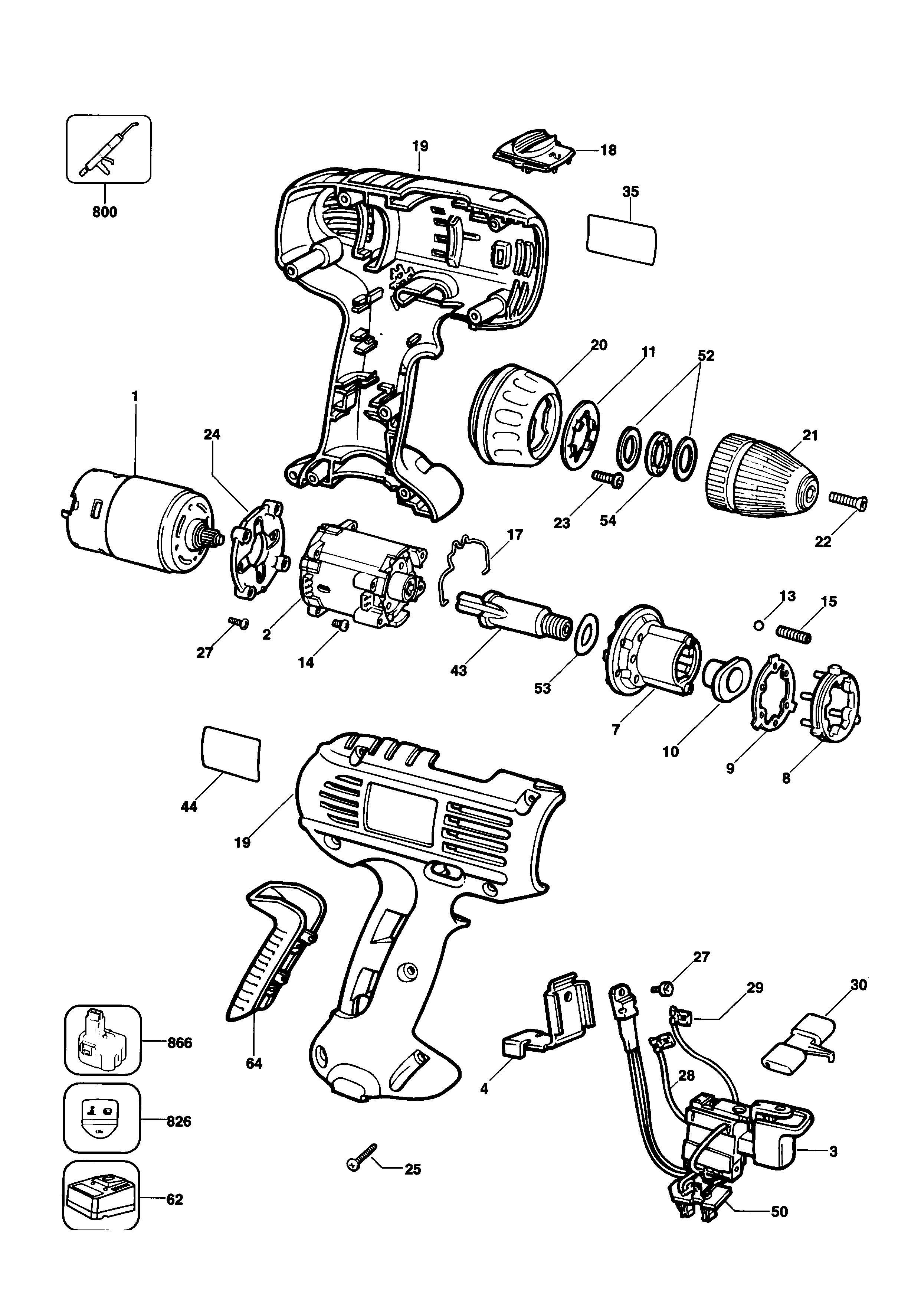 DEWALT CORDLESS DRILL (Type 1)