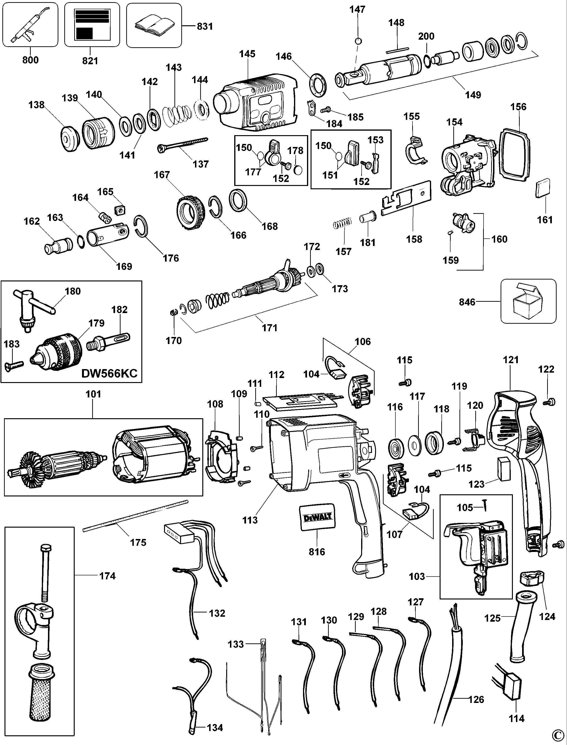 DEWALT ROTARY HAMMER (Type 1)