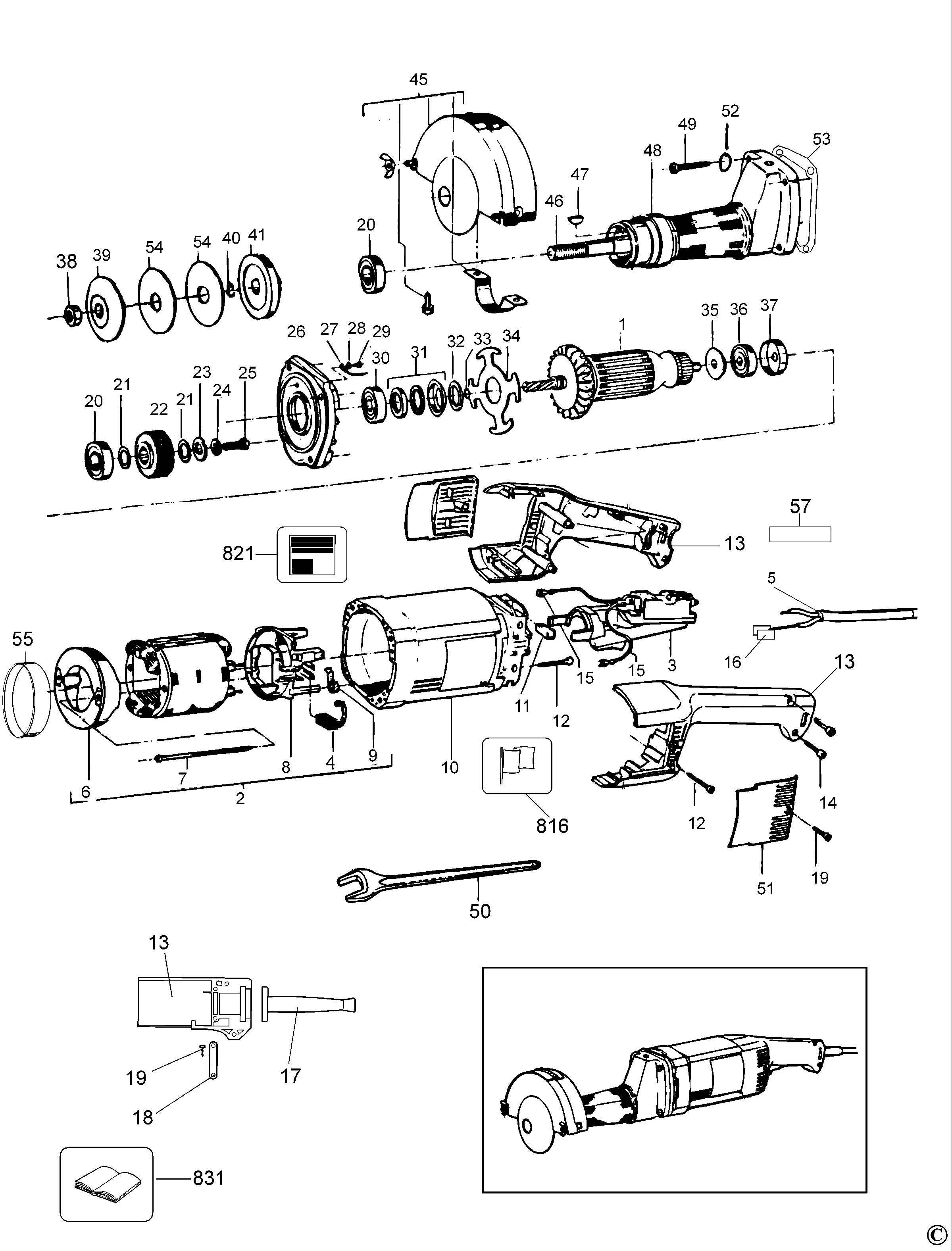 DEWALT STRAIGHT GRINDER (Type 1)