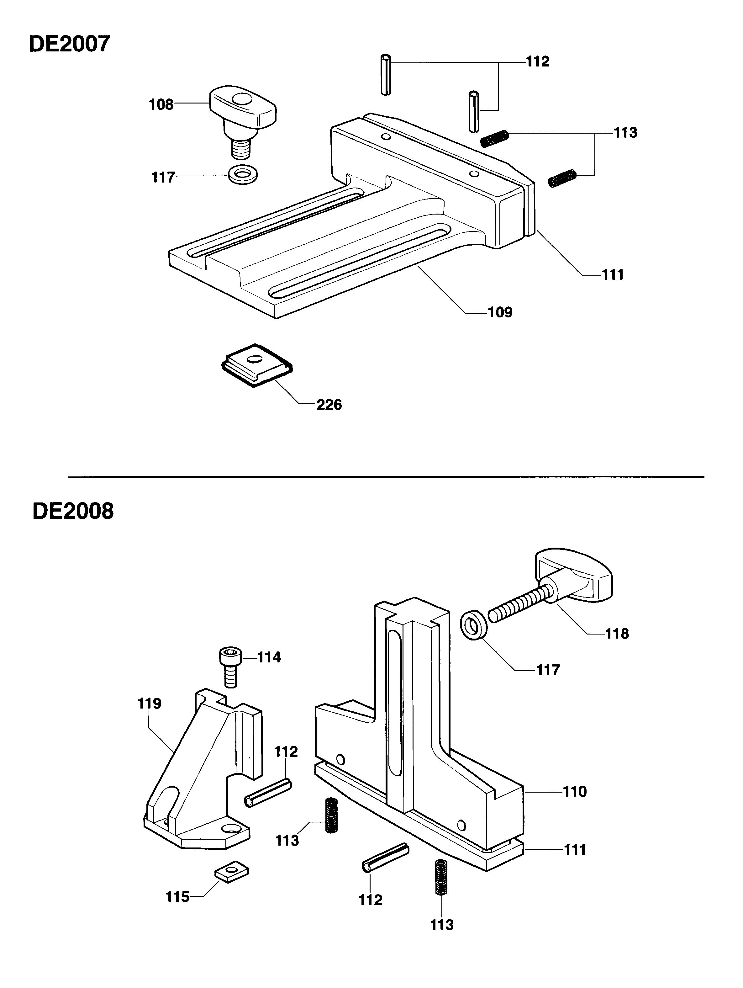DEWALT HOLD DOWN VERTICAL (Type 1)