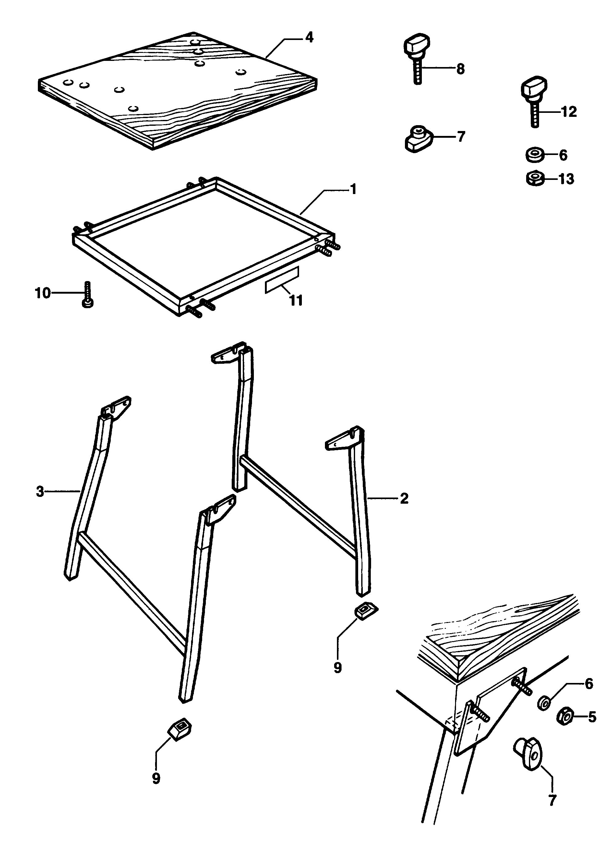 DEWALT LEG STAND (Type 1)