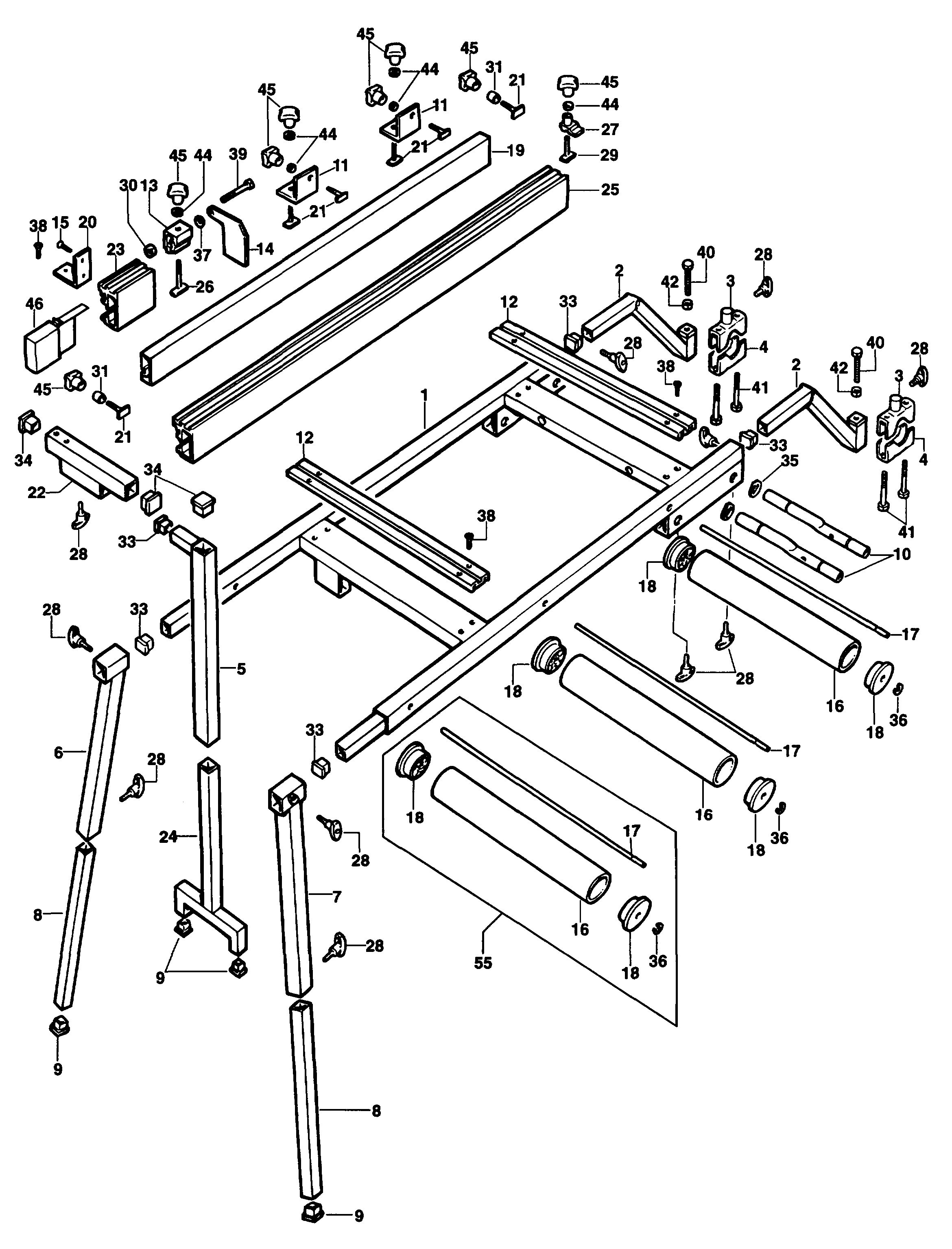 DEWALT ROLLER TABLE (Type 1)
