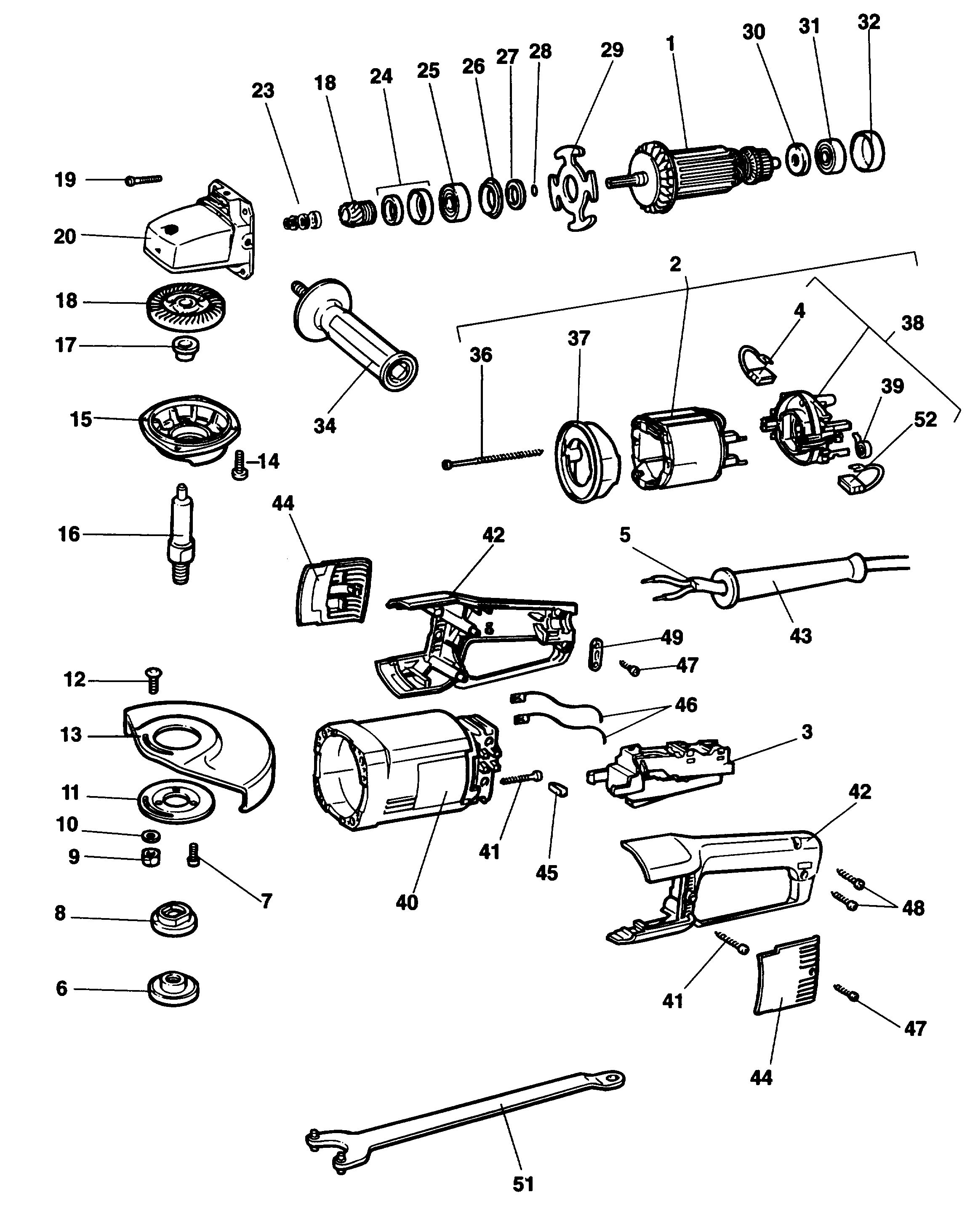 BLACK+DECKER ANGLE GRINDER Type 1