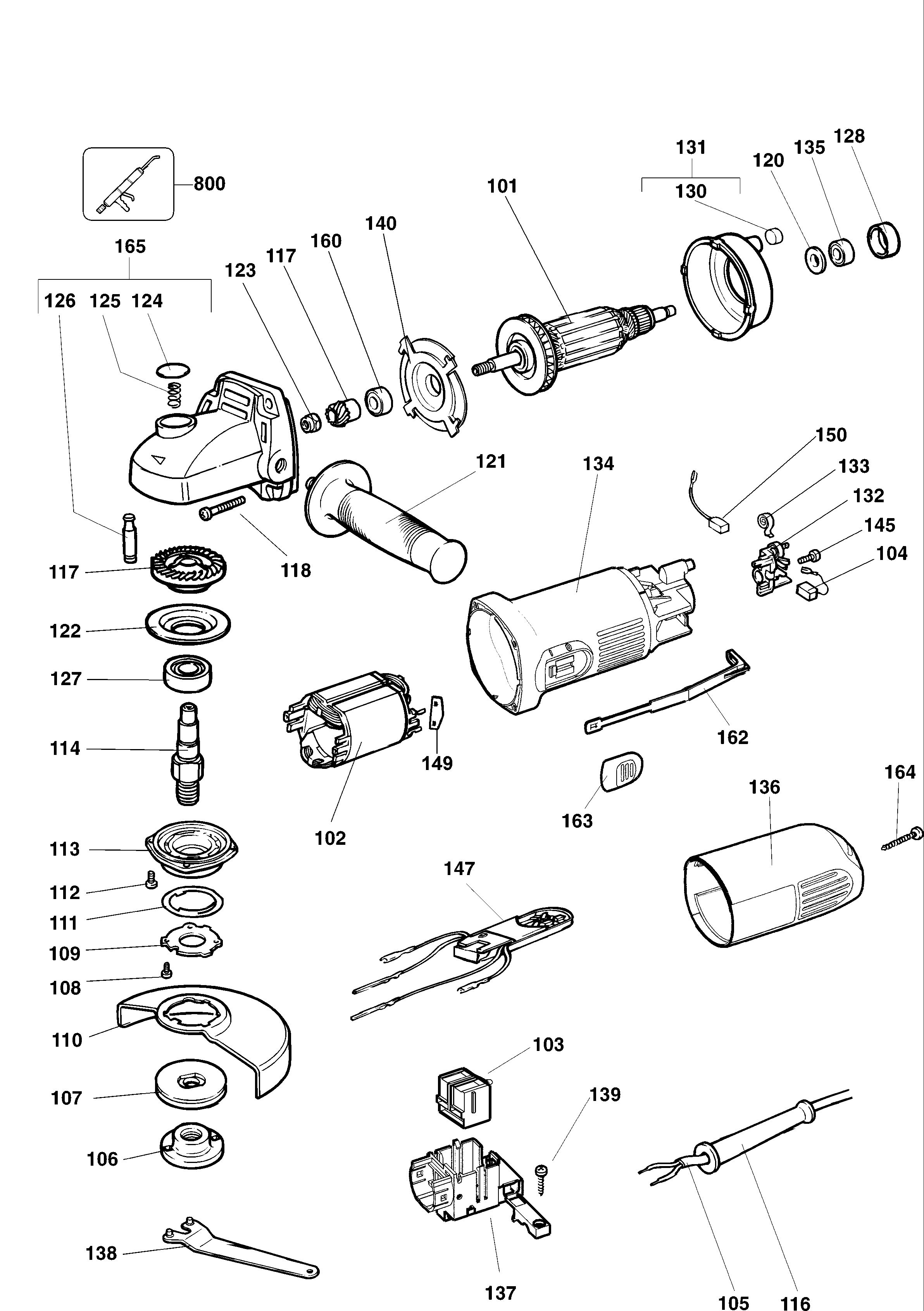 DEWALT ANGLE GRINDER (Type 1)