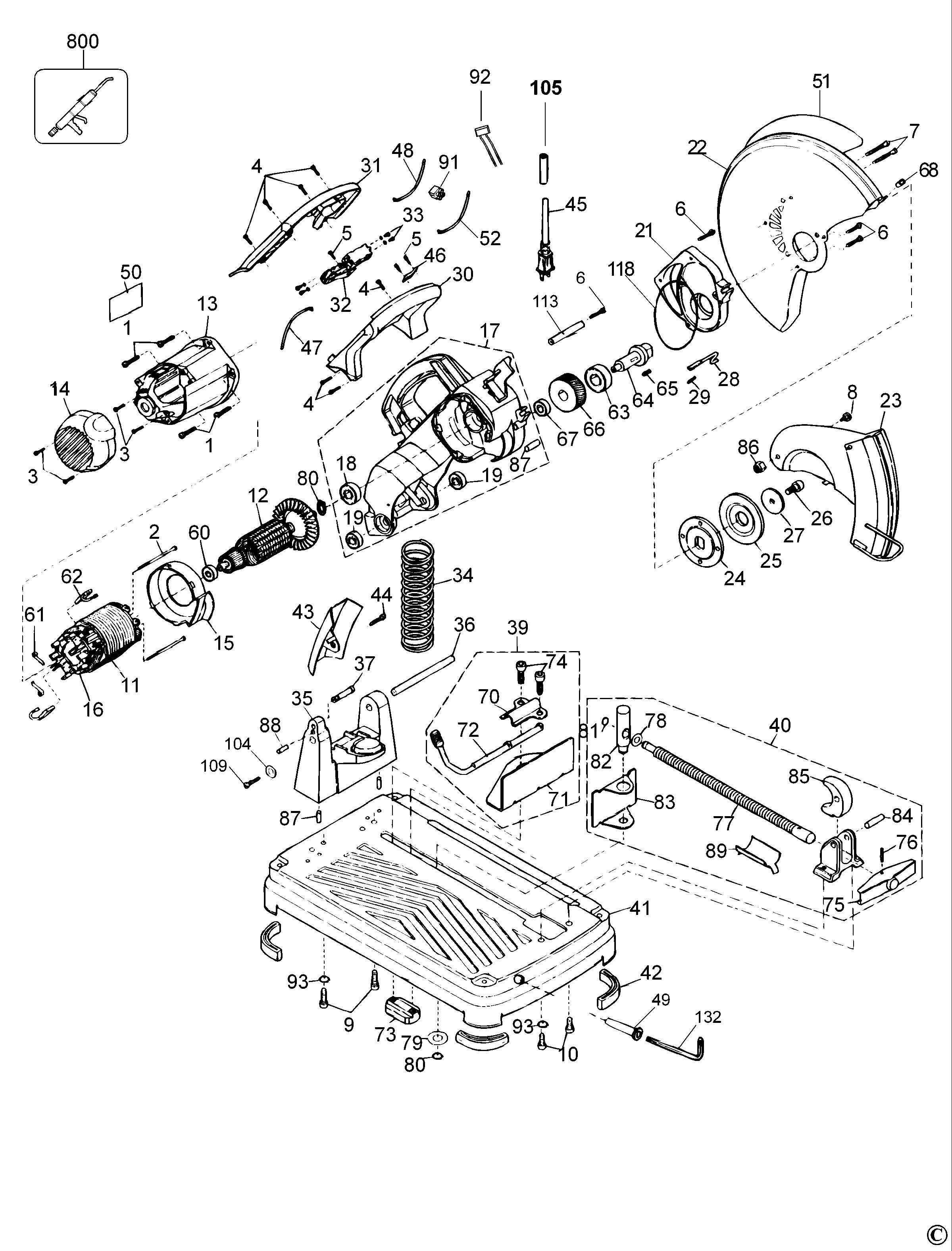 DEWALT CHOP SAW (Type 1)
