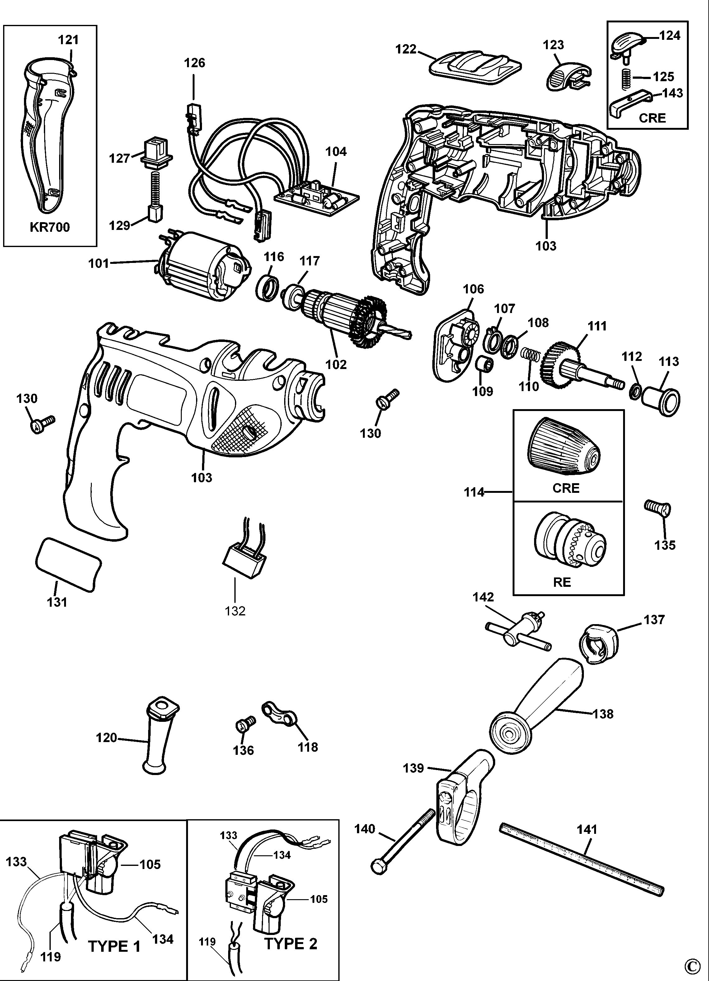 BLACK+DECKER DRILL (Type 2)
