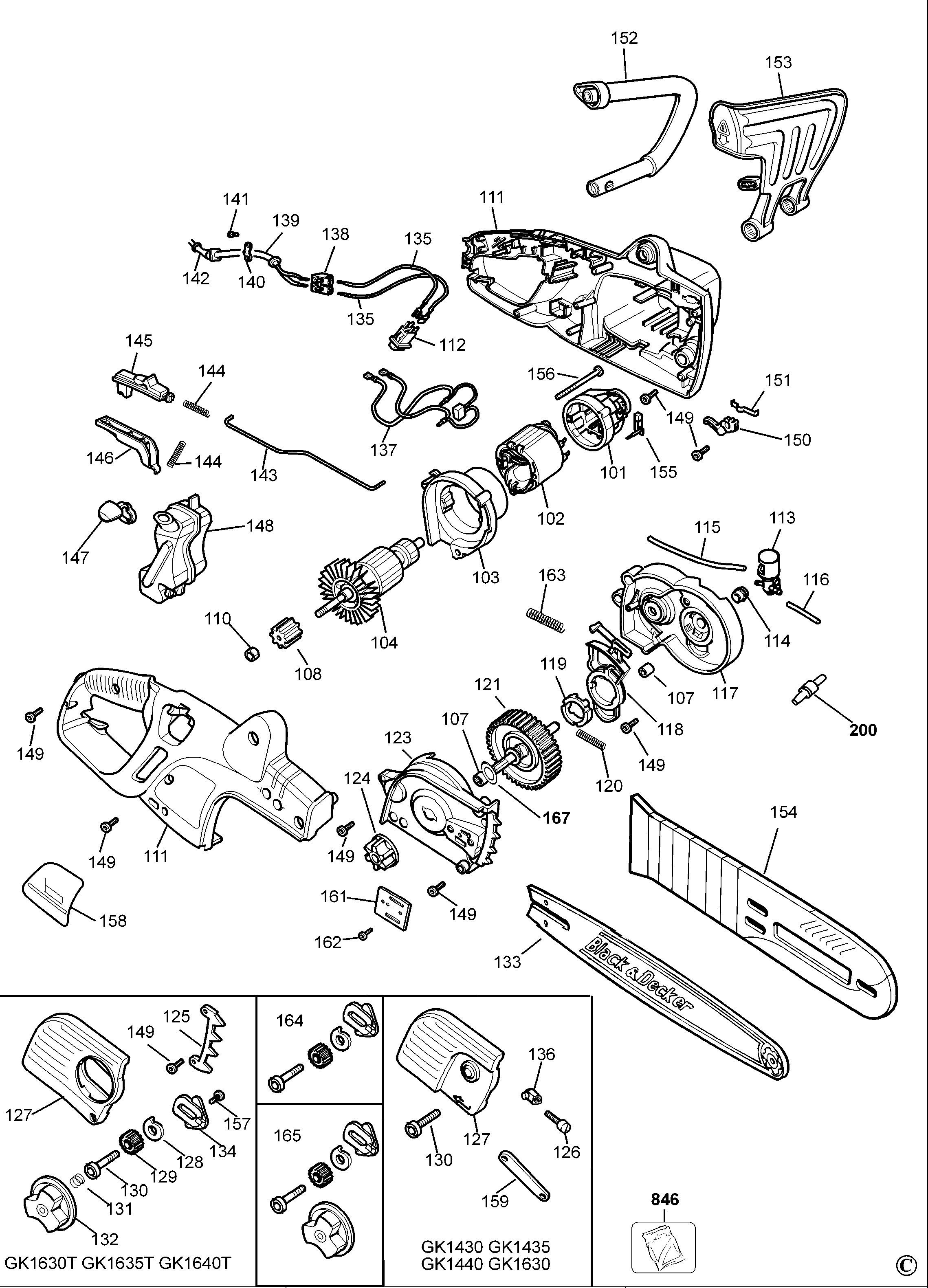 BLACK+DECKER CHAINSAW Type 1