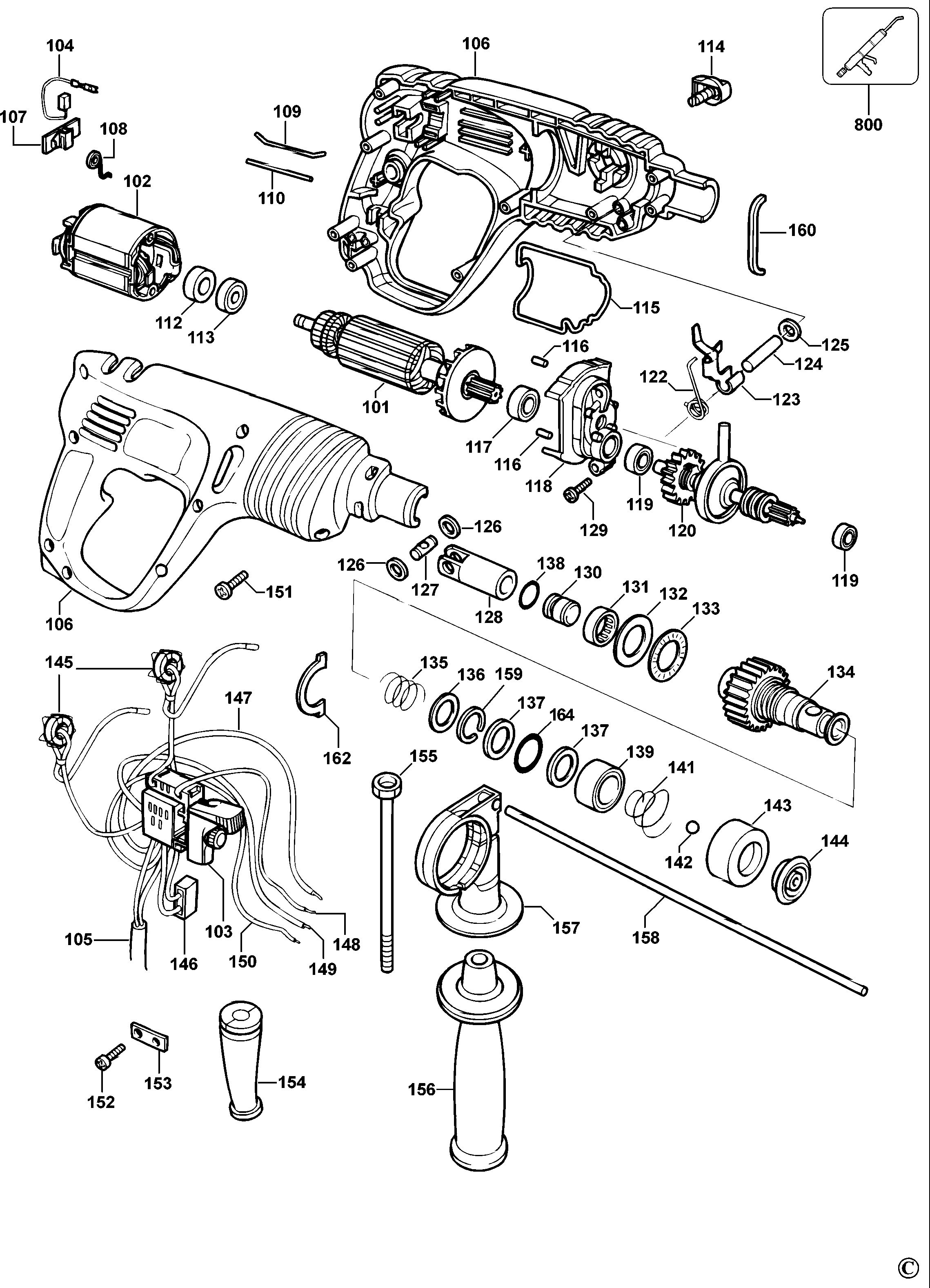 BLACK+DECKER ROTARY HAMMER Type 1
