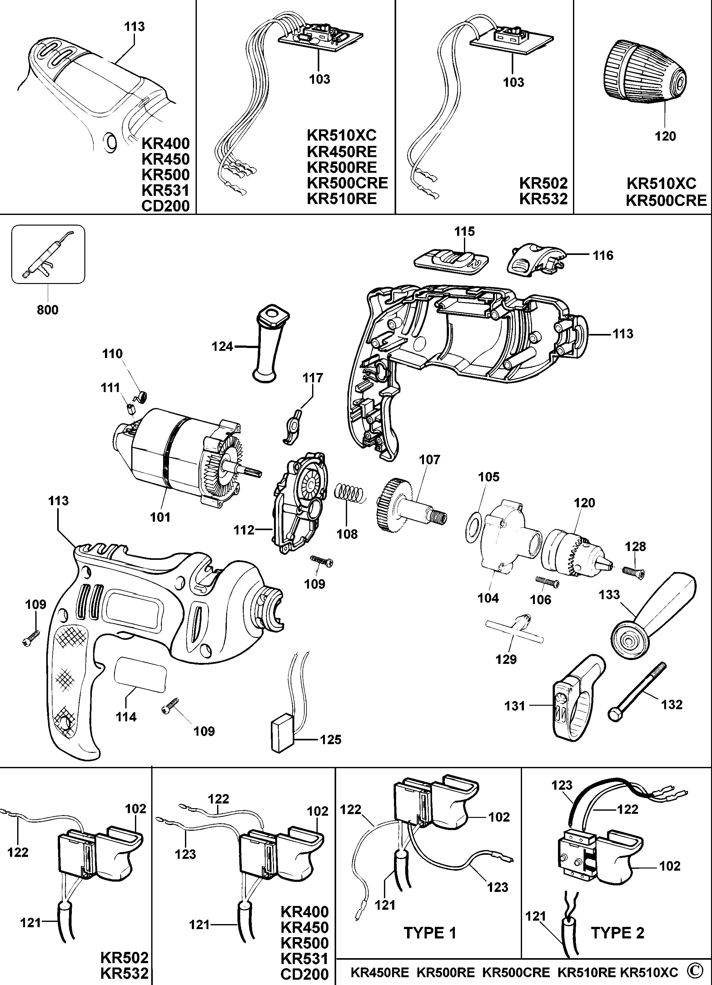 BLACK+DECKER DRILL Type 1